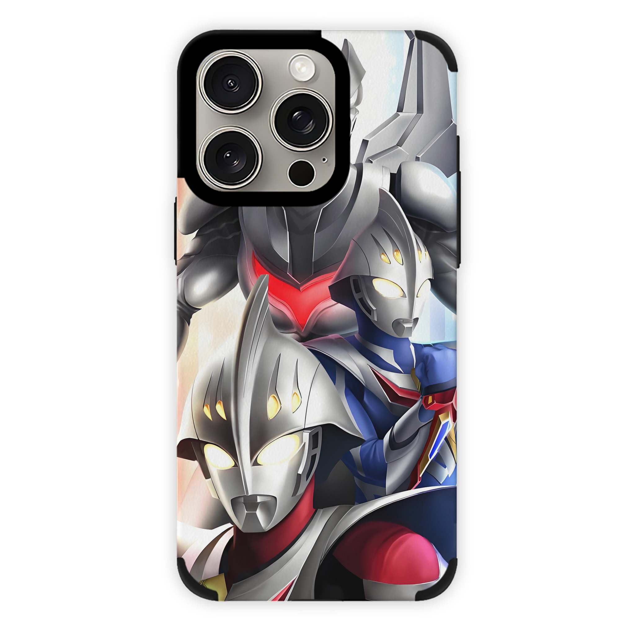 （画像用） ウルトラマン Ultraman 【iPhone15ProMax対応】 PUレザー スマホケース 耐衝撃＆黄変防止