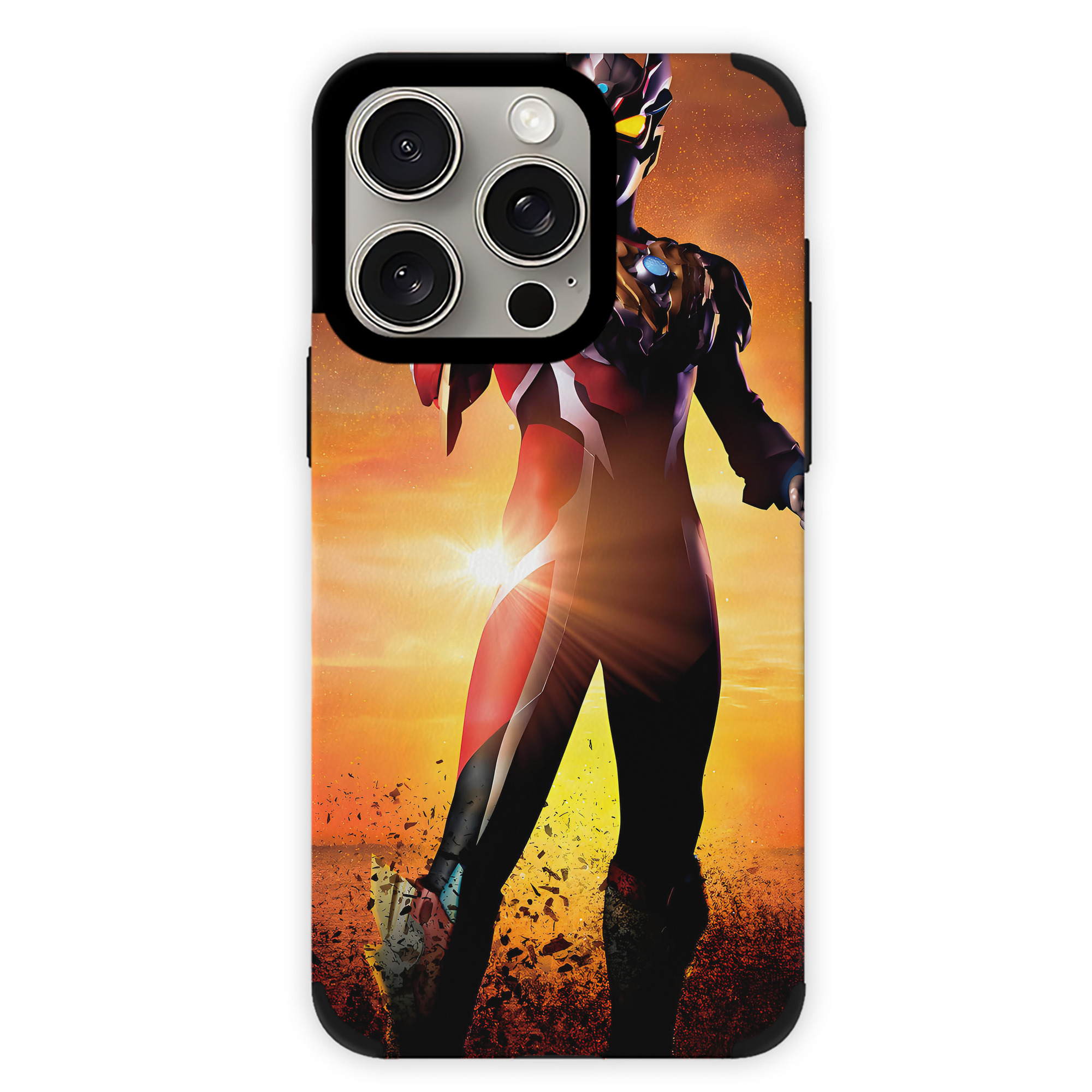 （画像用） ウルトラマン Ultraman 【iPhone15ProMax対応】 PUレザー スマホケース 耐衝撃＆黄変防止