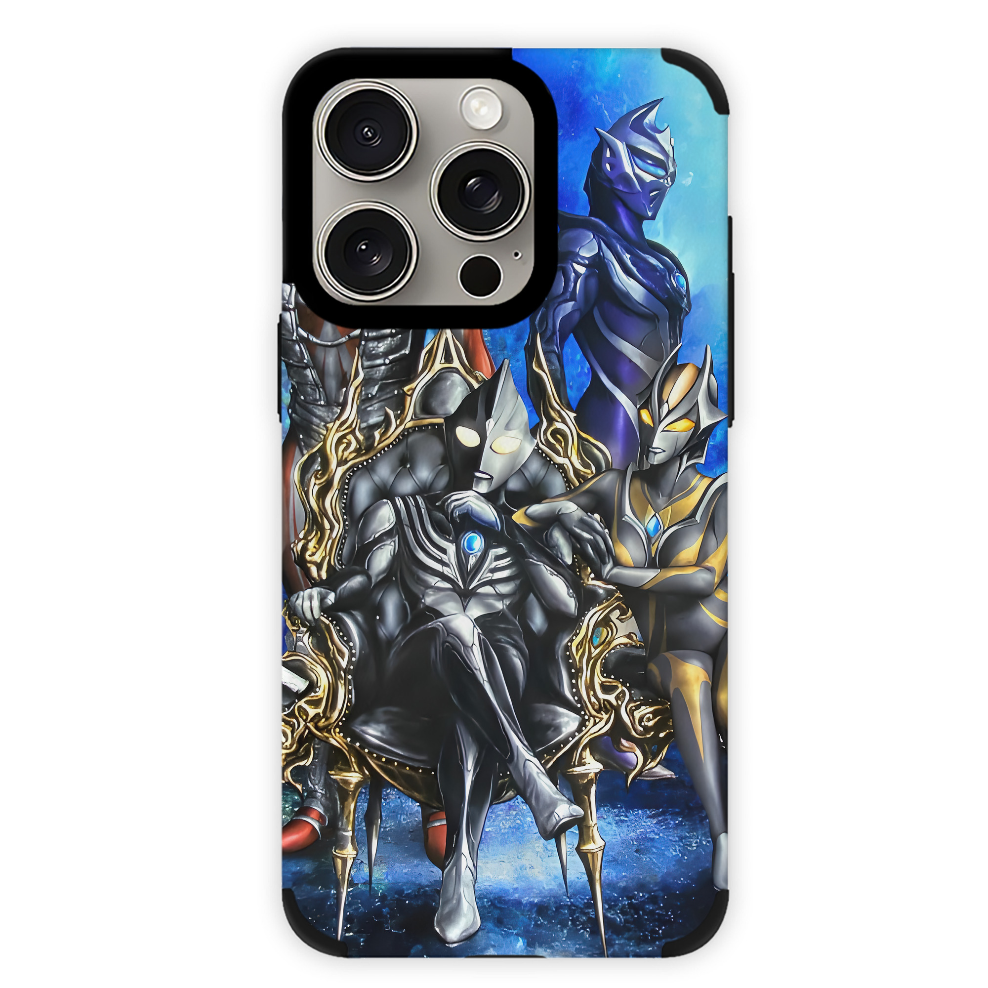 （画像用） ウルトラマン Ultraman 【iPhone15ProMax対応】 PUレザー スマホケース 耐衝撃＆黄変防止