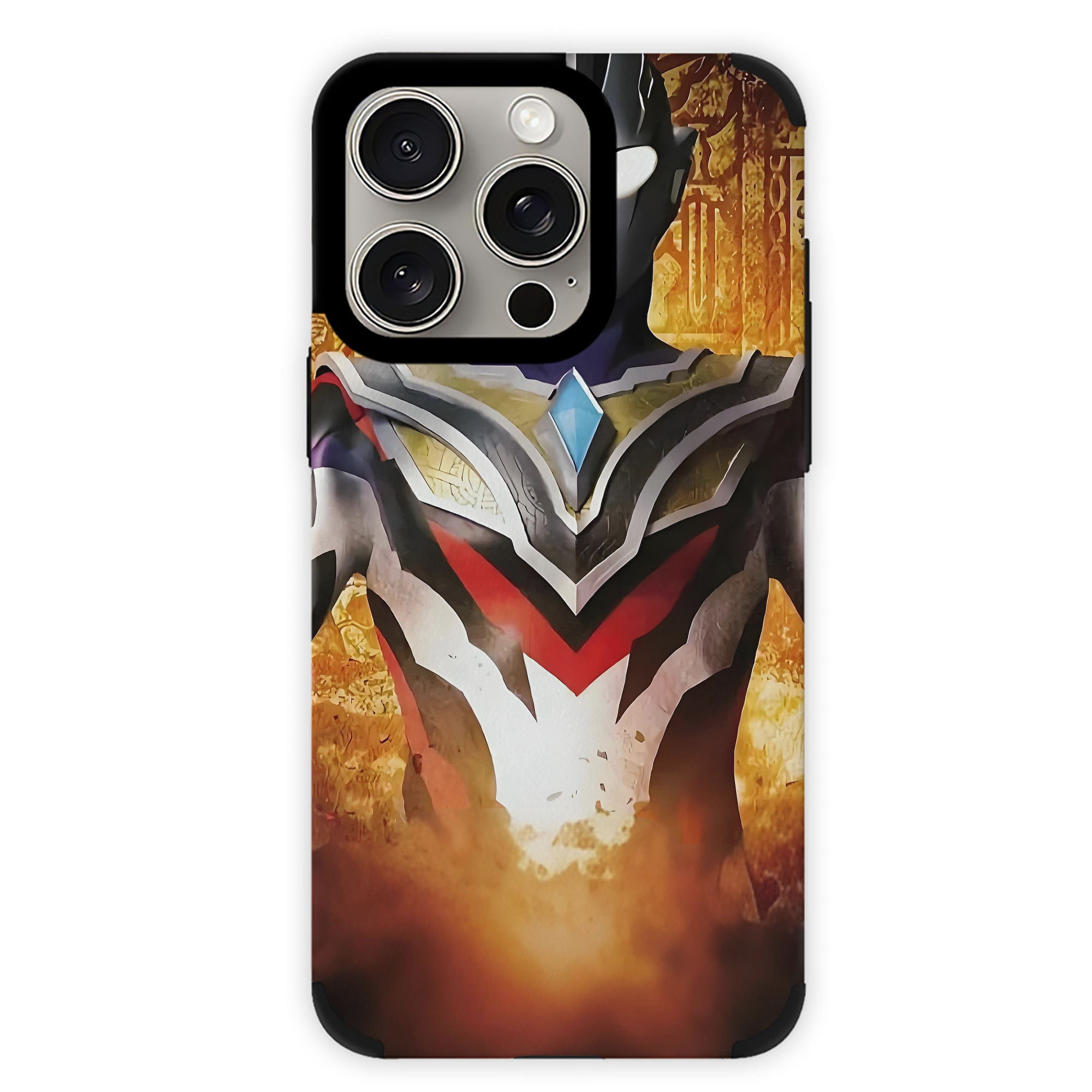 （画像用） ウルトラマン Ultraman 【iPhone15ProMax対応】 PUレザー スマホケース 耐衝撃＆黄変防止