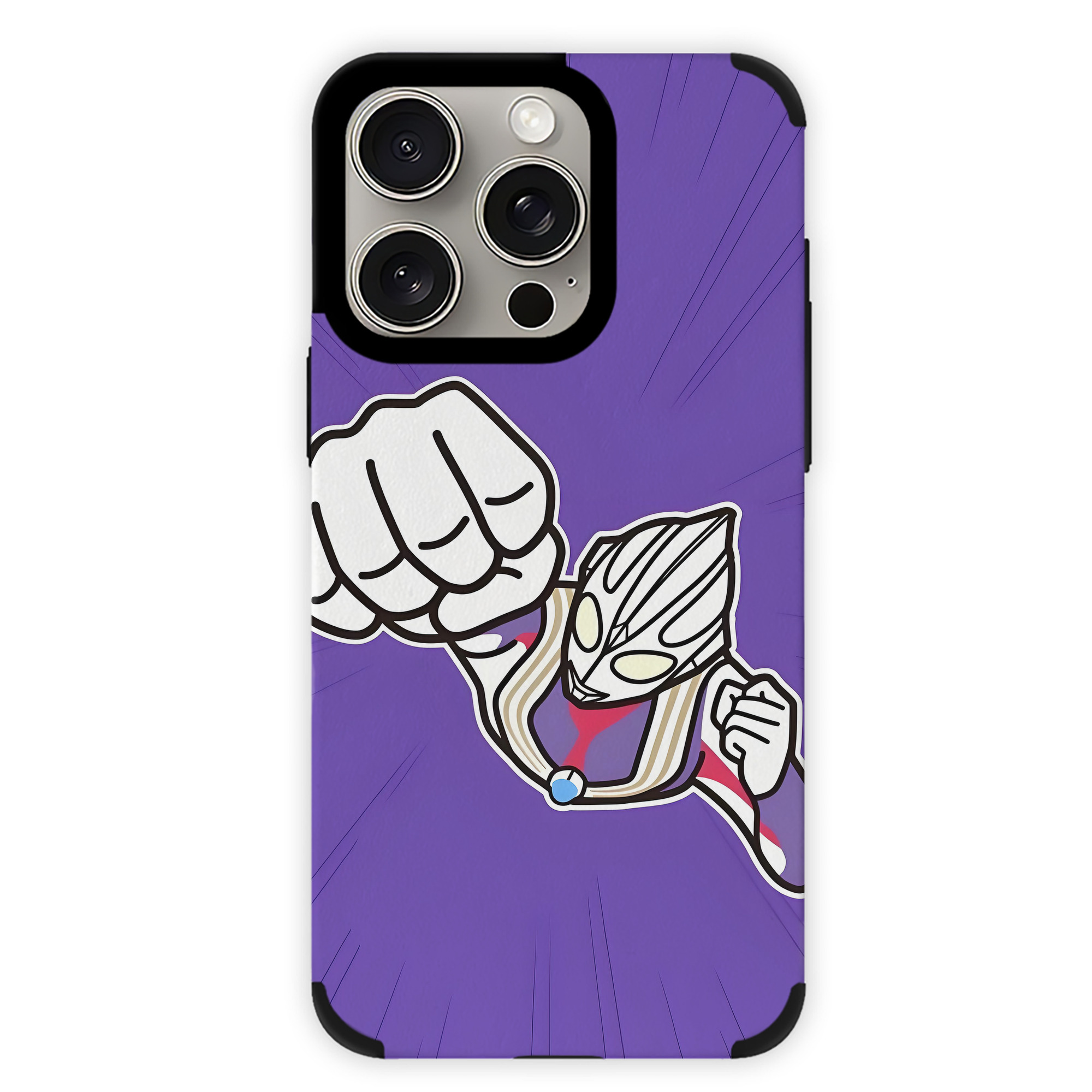 （画像用） ウルトラマン Ultraman 【iPhone15ProMax対応】 PUレザー スマホケース 耐衝撃＆黄変防止