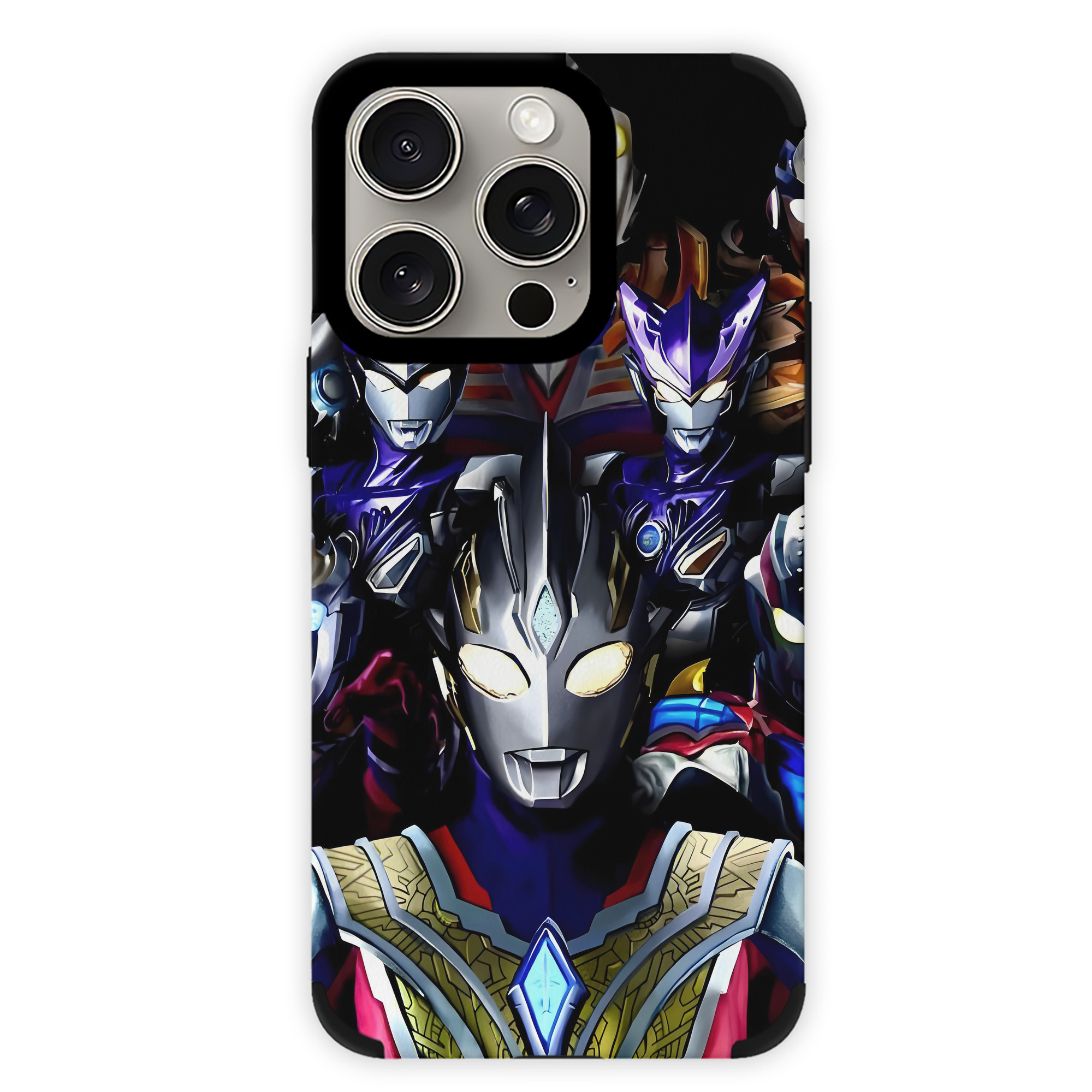 （画像用） ウルトラマン Ultraman 【iPhone15ProMax対応】 PUレザー スマホケース 耐衝撃＆黄変防止