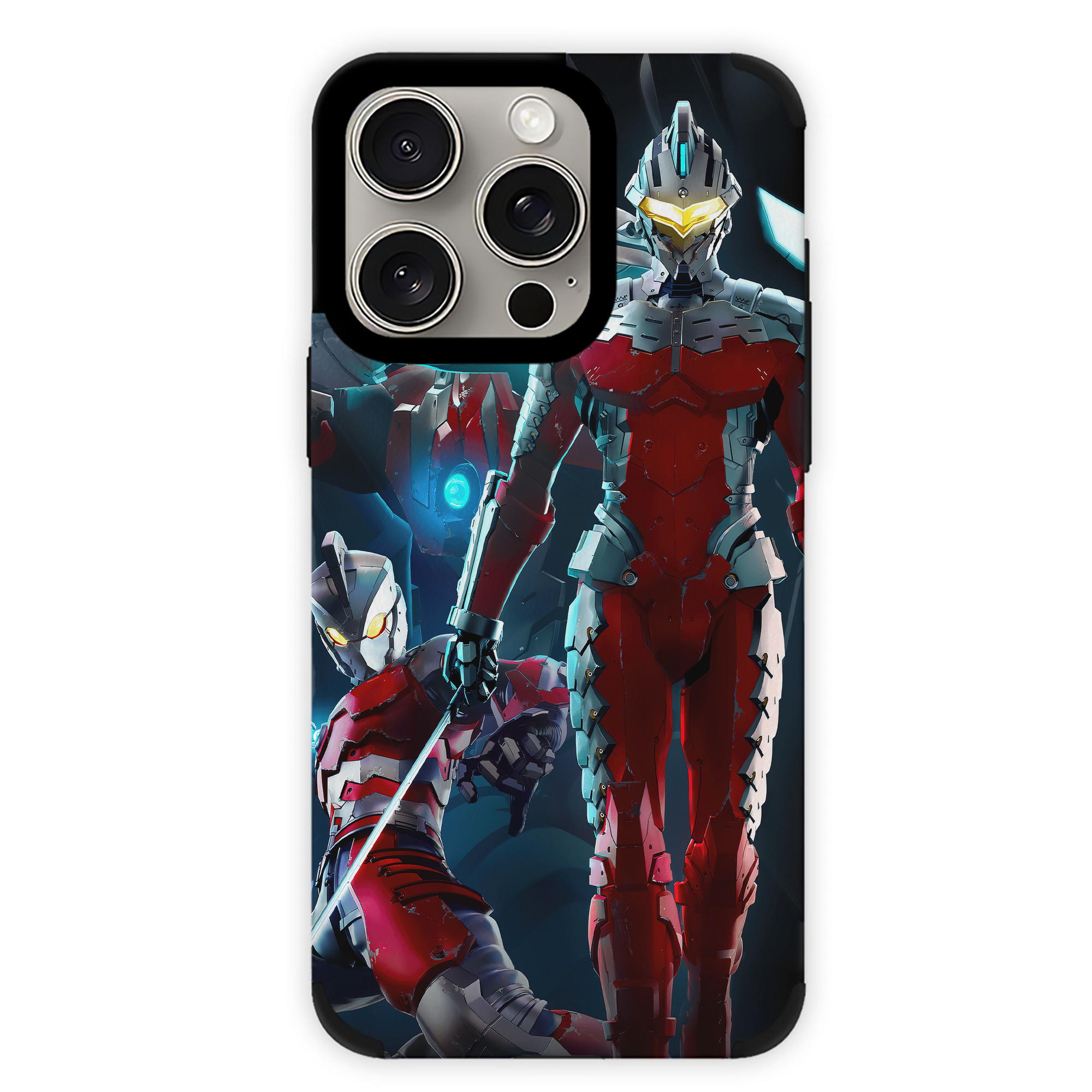（画像用） ウルトラマン Ultraman 【iPhone15ProMax対応】 PUレザー スマホケース 耐衝撃＆黄変防止