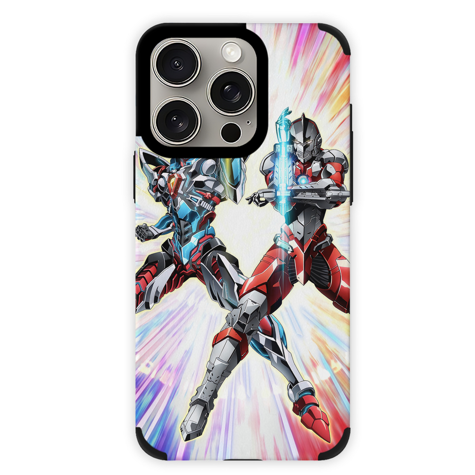 （画像用） ウルトラマン Ultraman 【iPhone15ProMax対応】 PUレザー スマホケース 耐衝撃＆黄変防止
