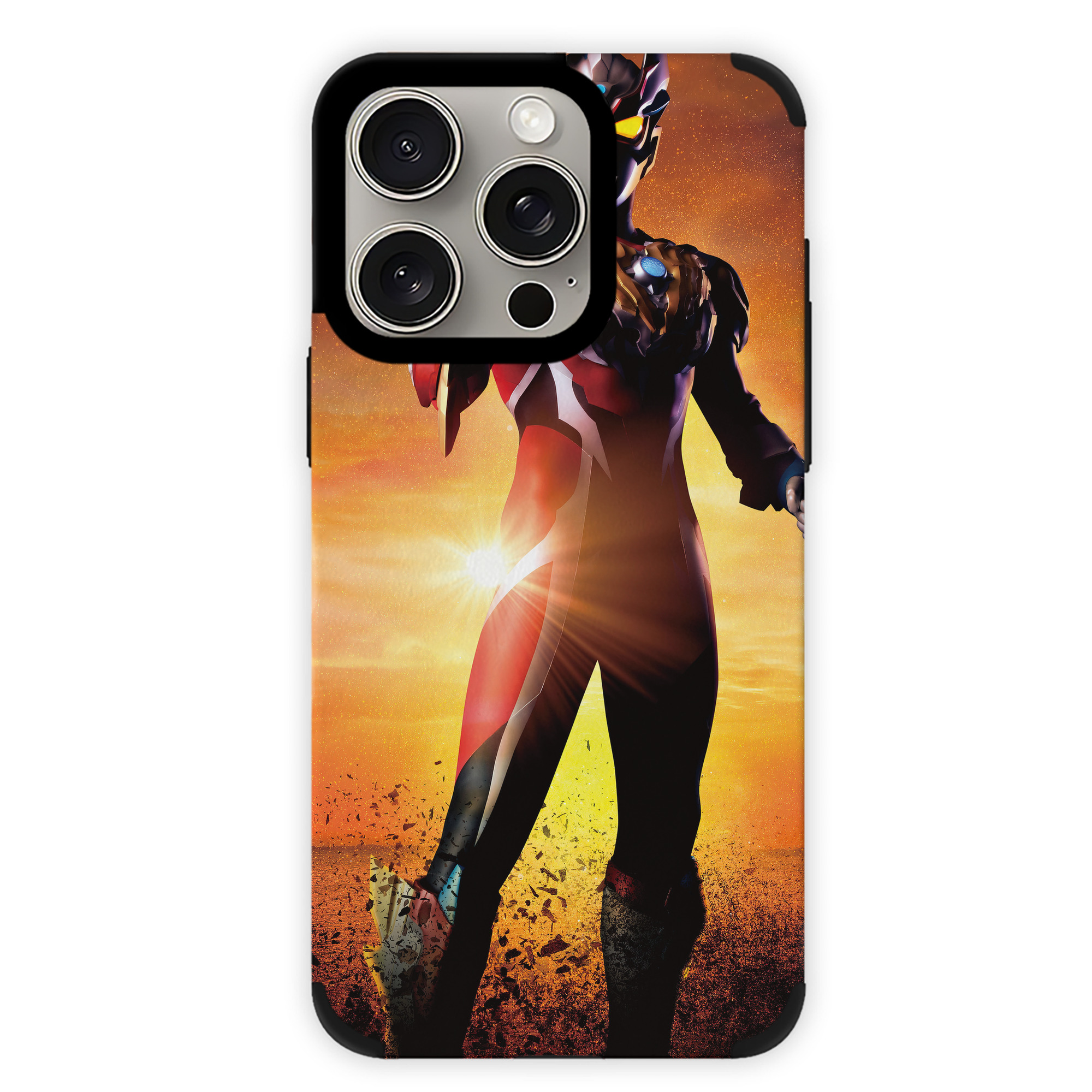 （画像用） ウルトラマン Ultraman 【iPhone15ProMax対応】 PUレザー スマホケース 耐衝撃＆黄変防止