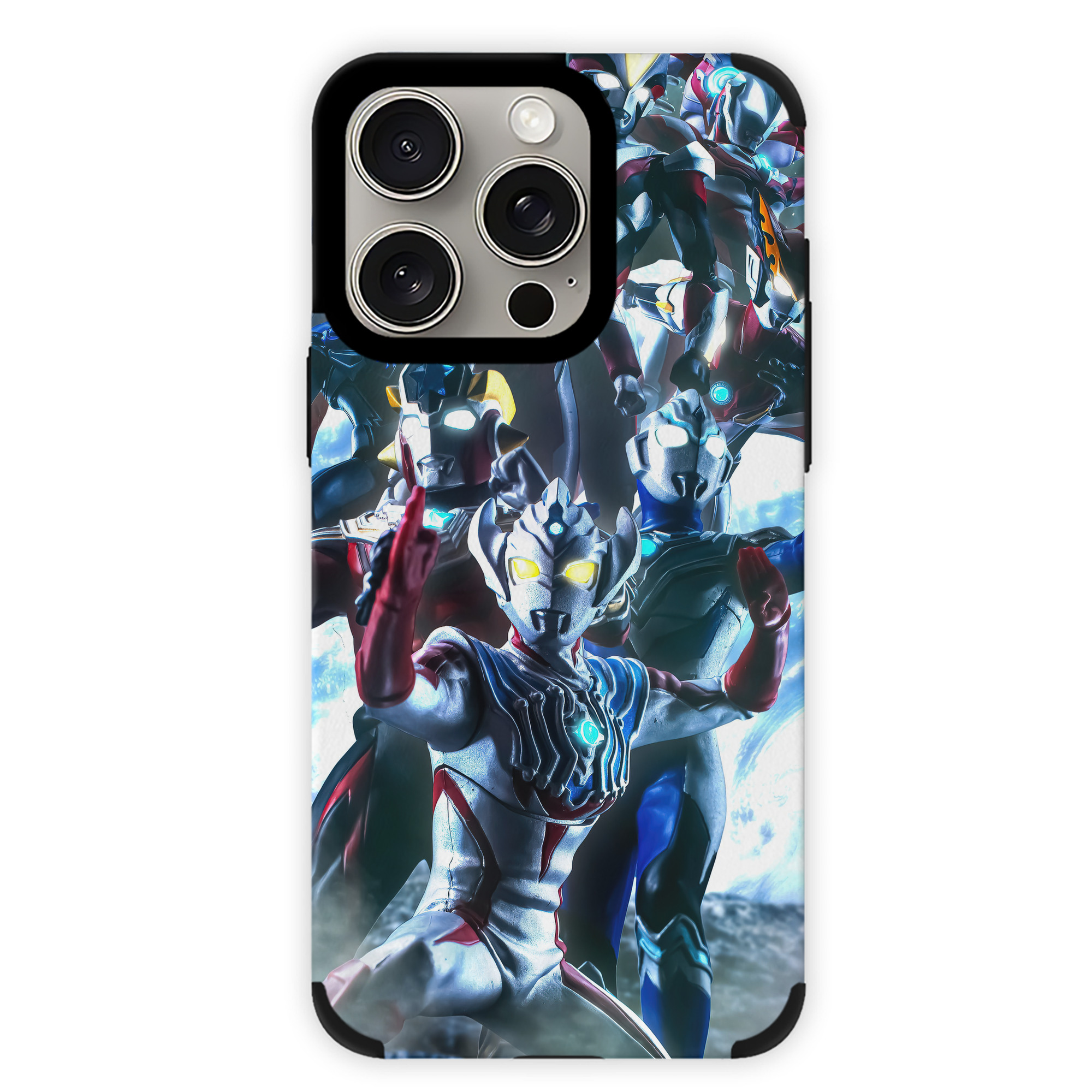 （画像用） ウルトラマン Ultraman 【iPhone15ProMax対応】 PUレザー スマホケース 耐衝撃＆黄変防止