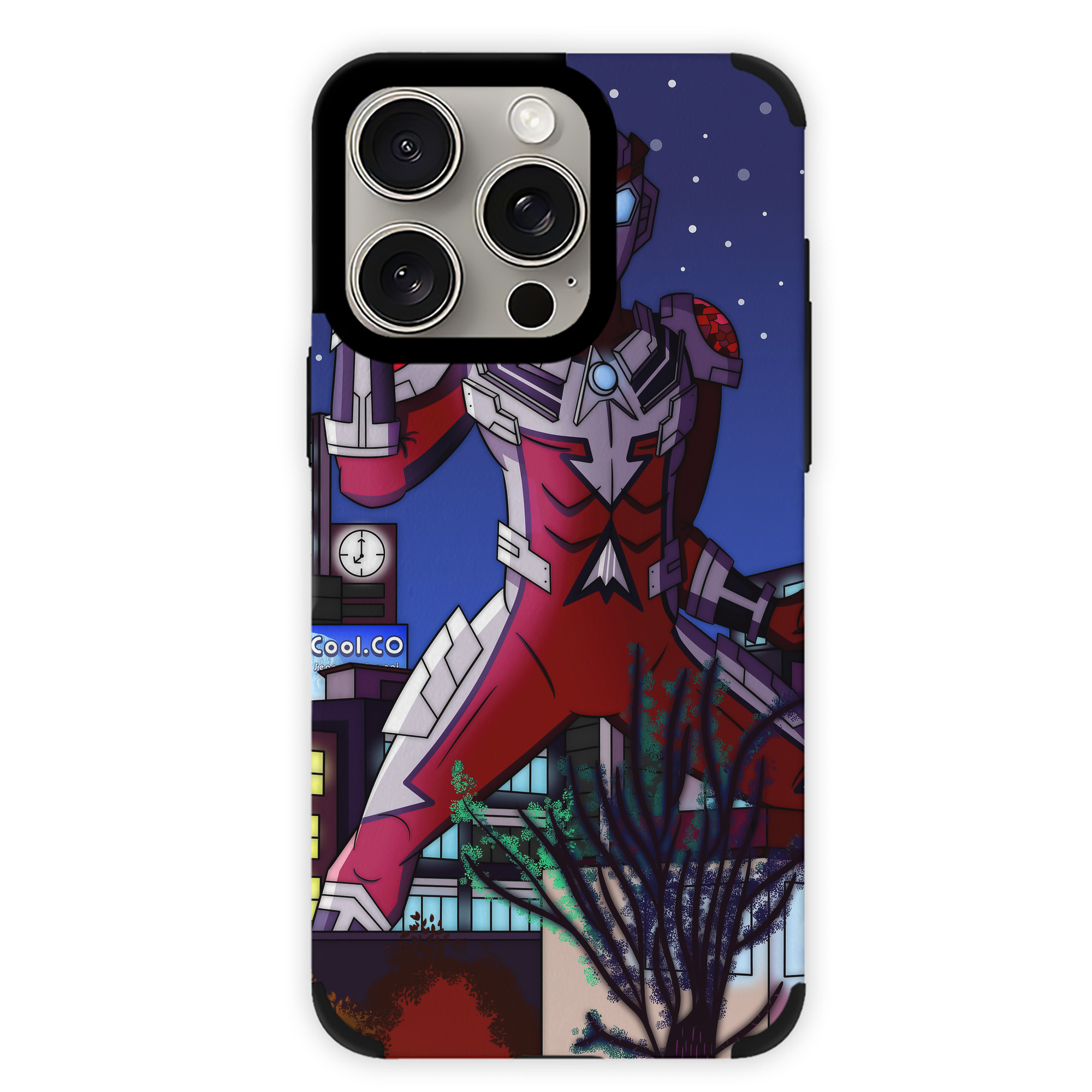 （画像用） ウルトラマン Ultraman 【iPhone15ProMax対応】 PUレザー スマホケース 耐衝撃＆黄変防止