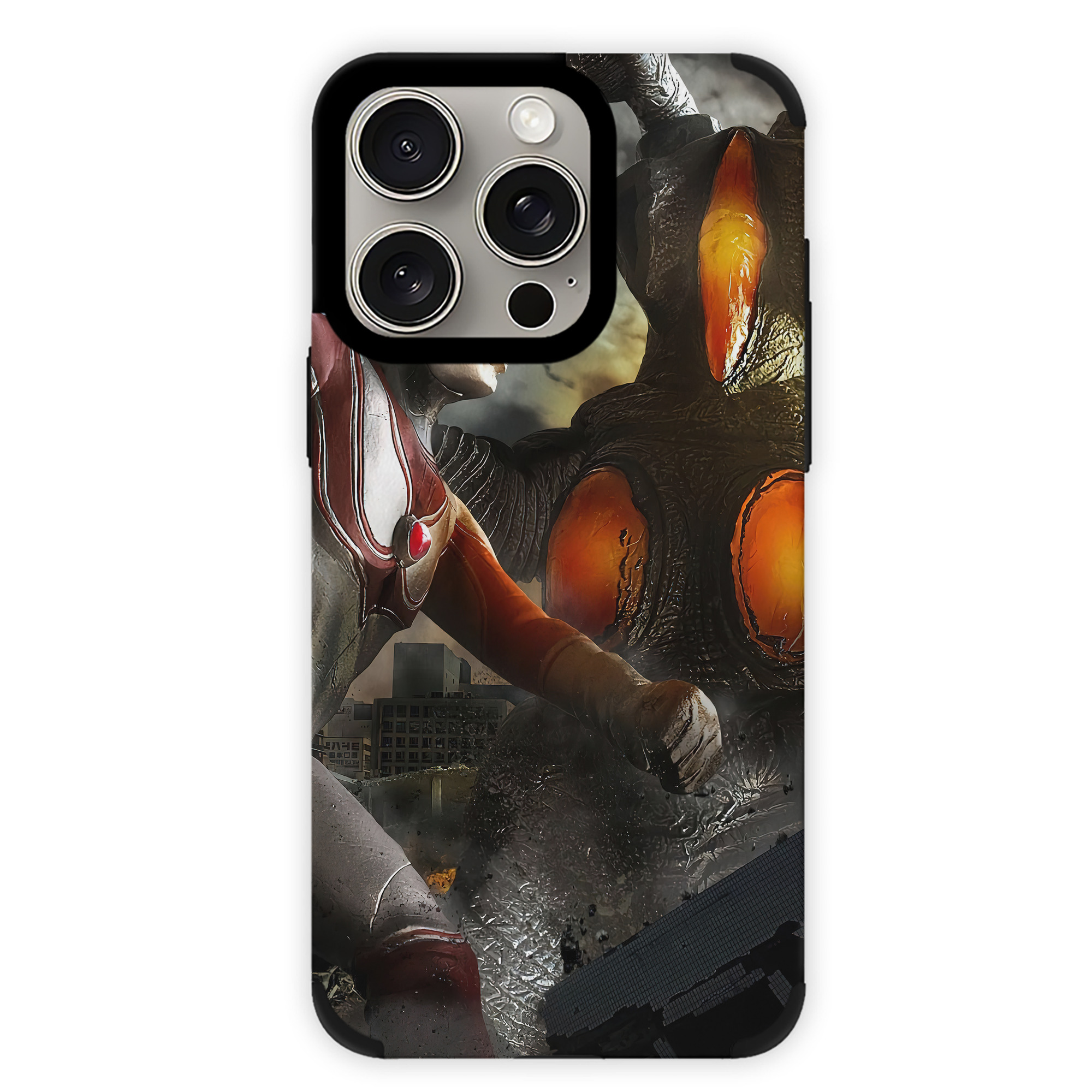 （画像用） ウルトラマン Ultraman 【iPhone15ProMax対応】 PUレザー スマホケース 耐衝撃＆黄変防止