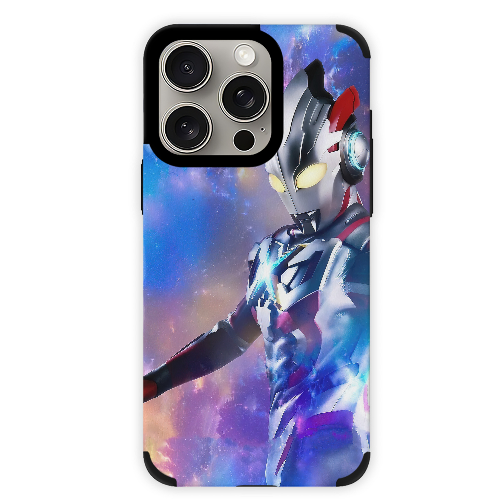 （画像用） ウルトラマン Ultraman 【iPhone15ProMax対応】 PUレザー スマホケース 耐衝撃＆黄変防止