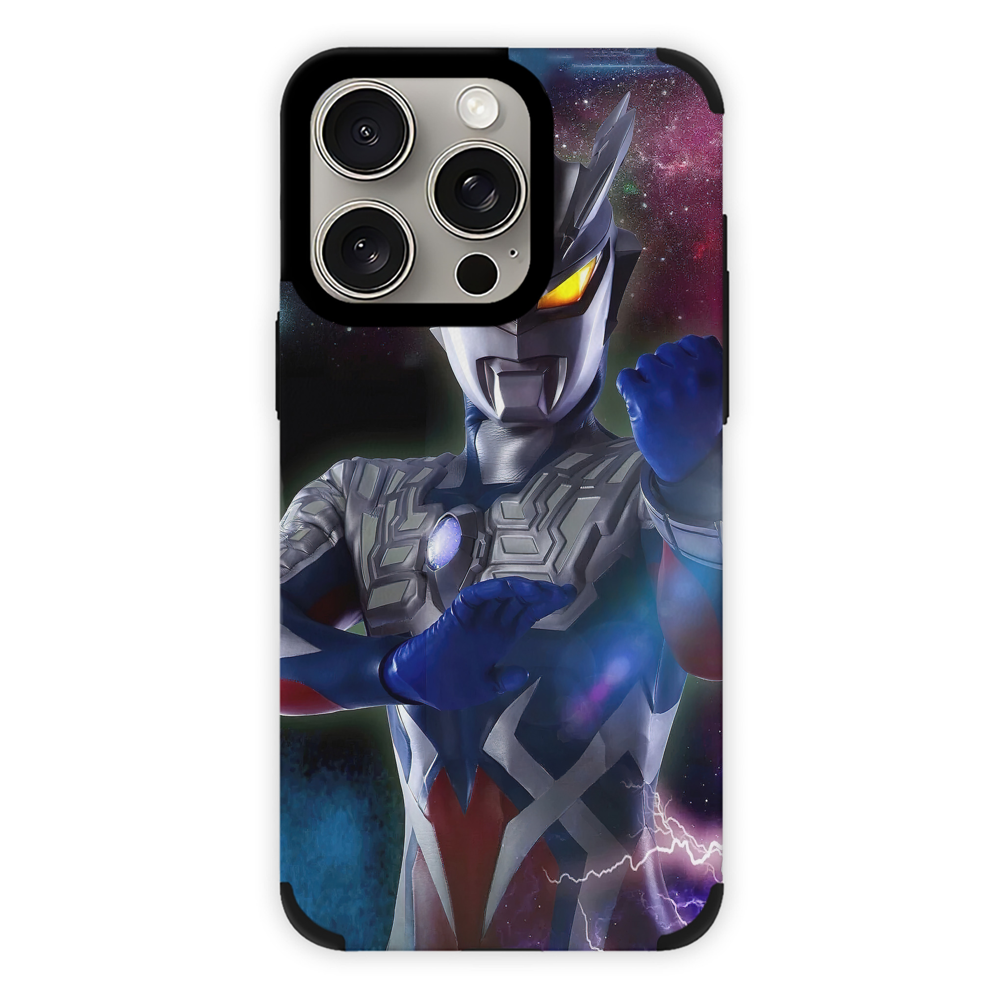（画像用） ウルトラマン Ultraman 【iPhone15ProMax対応】 PUレザー スマホケース 耐衝撃＆黄変防止