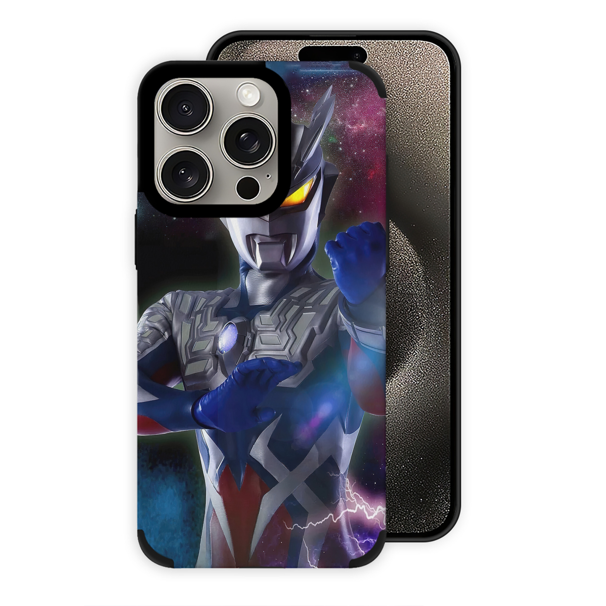 （画像用） ウルトラマン Ultraman 【iPhone15ProMax対応】 PUレザー スマホケース 耐衝撃＆黄変防止