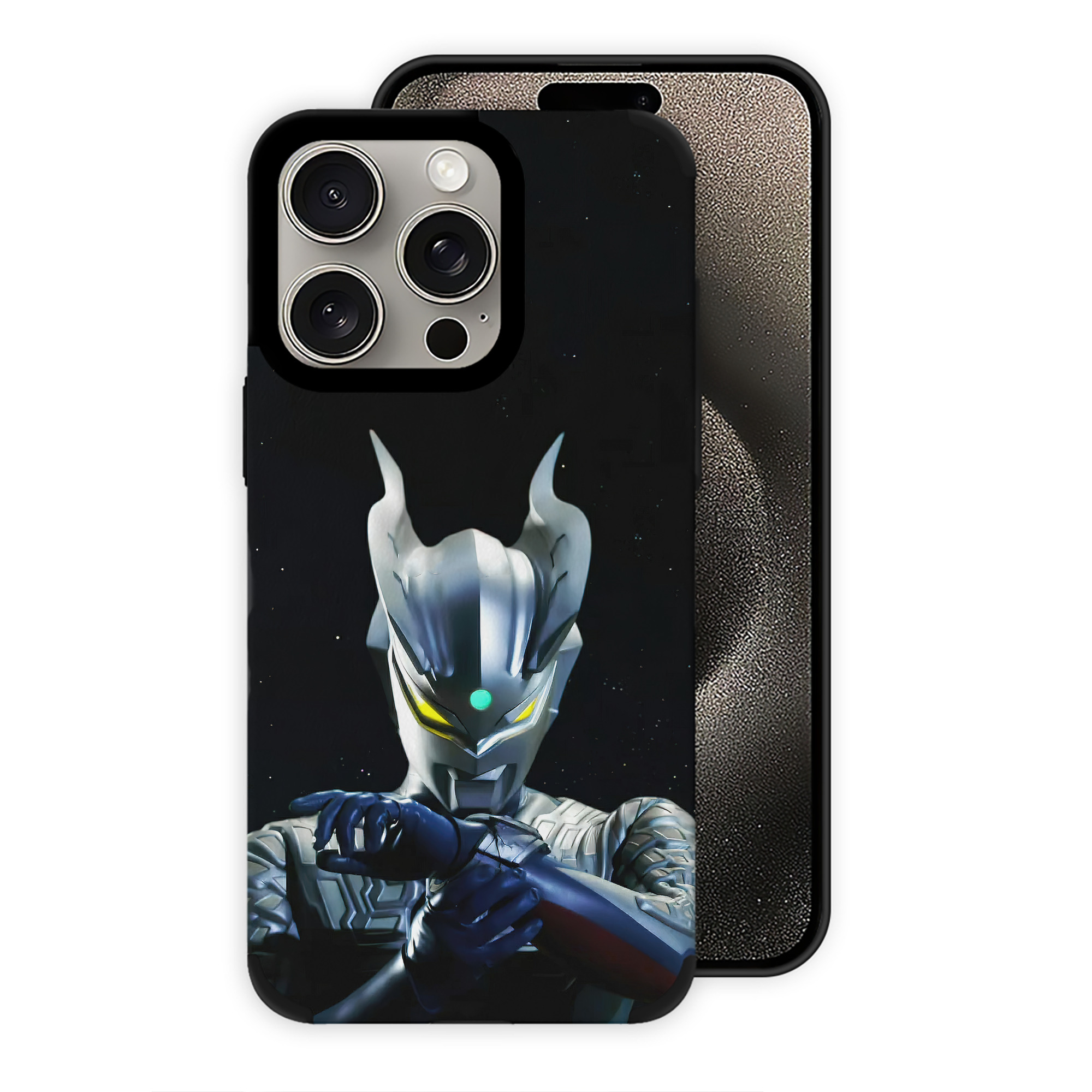 （画像用） ウルトラマン Ultraman 【iPhone15ProMax対応】 PUレザー スマホケース 耐衝撃＆黄変防止