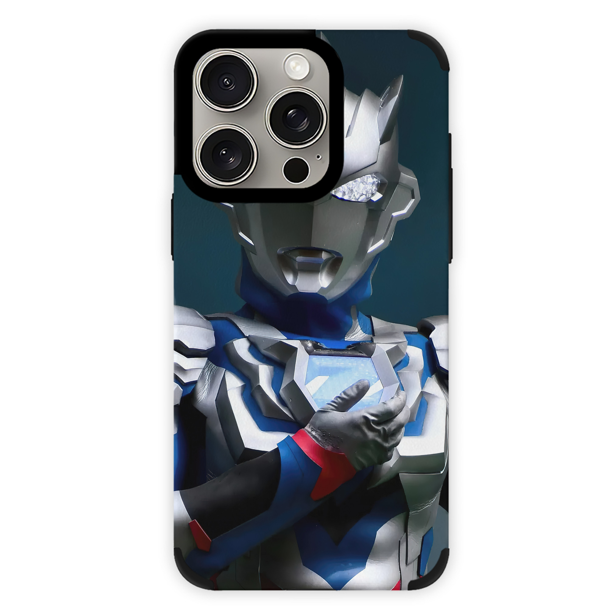 （画像用） ウルトラマン Ultraman 【iPhone15ProMax対応】 PUレザー スマホケース 耐衝撃＆黄変防止