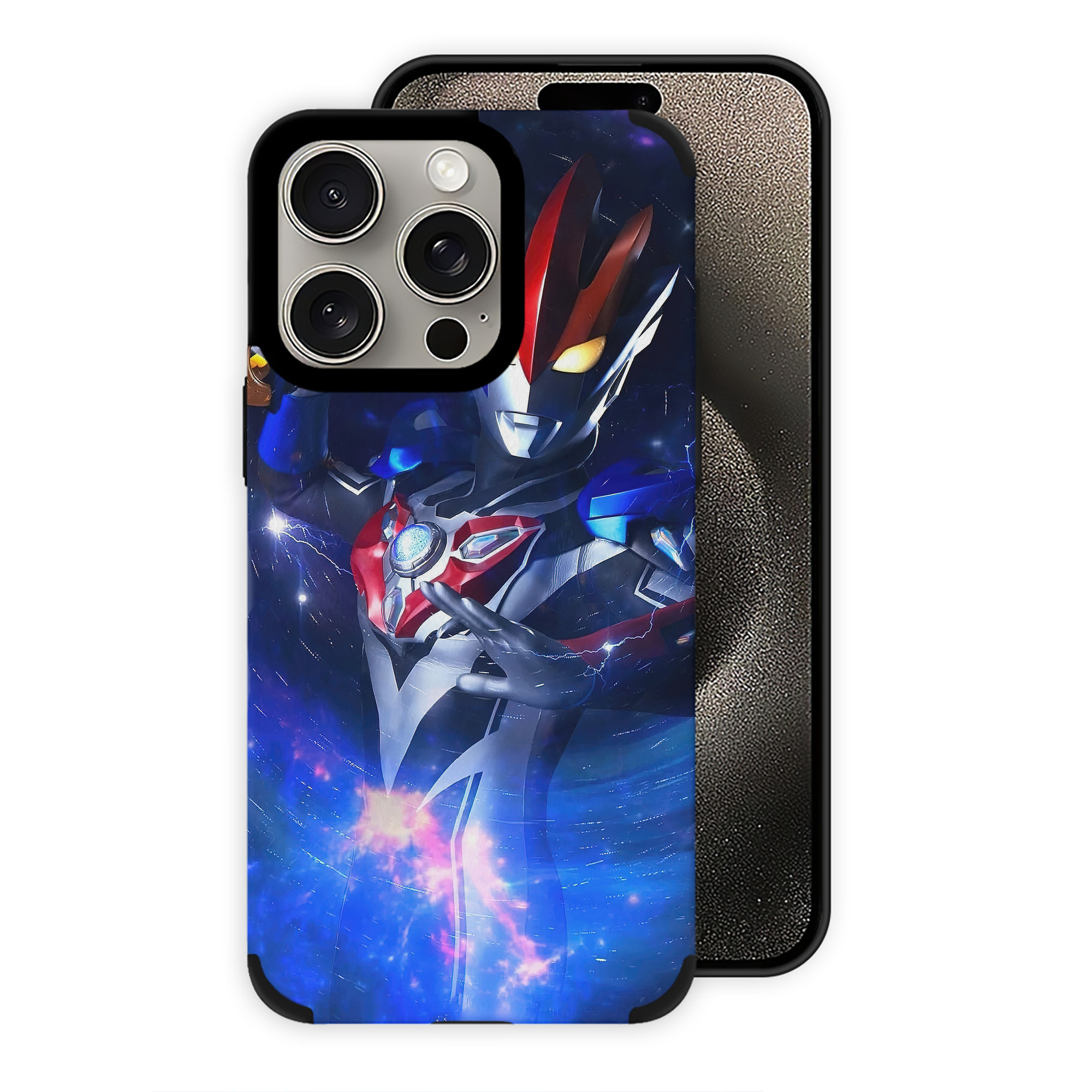 （画像用） ウルトラマン Ultraman 【iPhone15ProMax対応】 PUレザー スマホケース 耐衝撃＆黄変防止