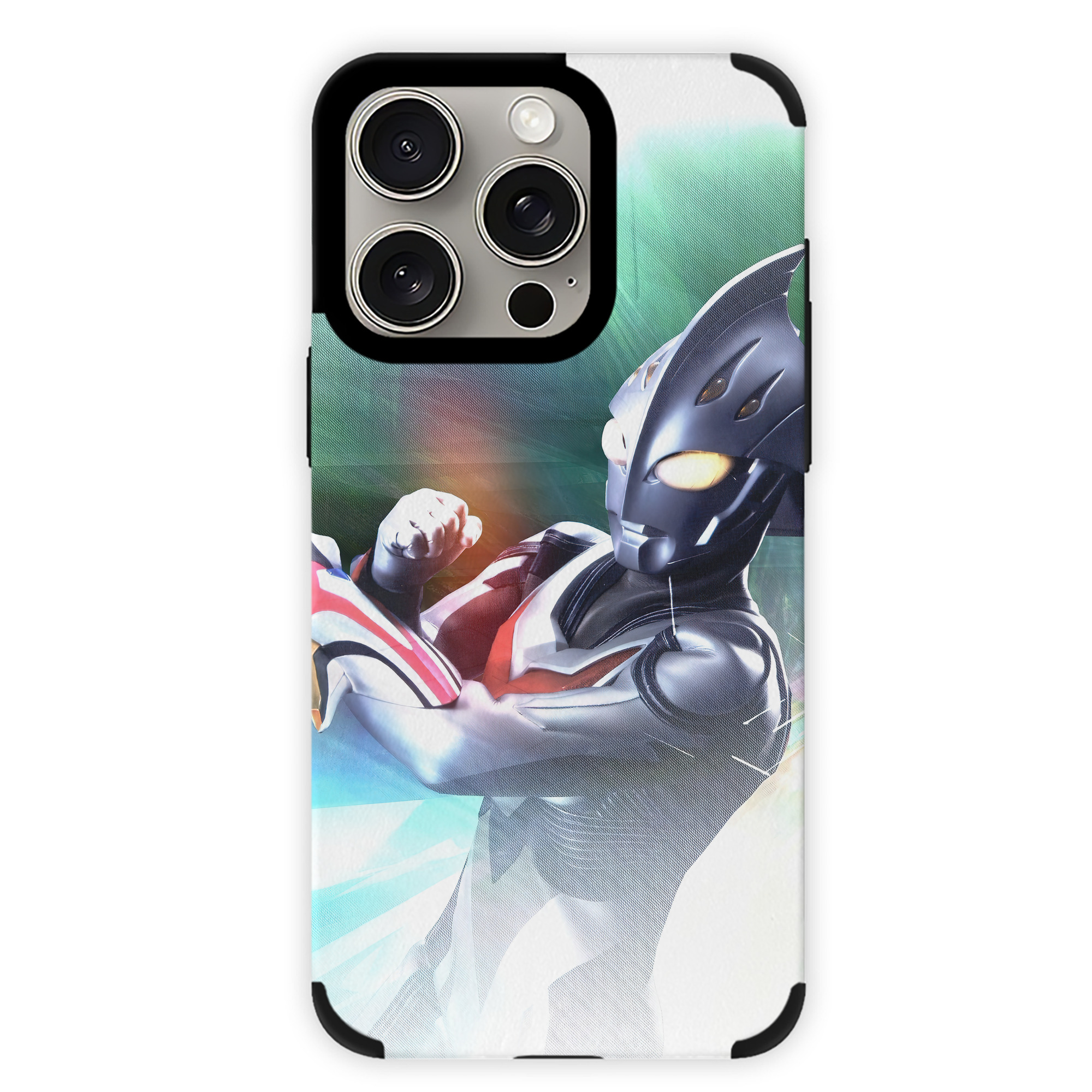 （画像用） ウルトラマン Ultraman 【iPhone15ProMax対応】 PUレザー スマホケース 耐衝撃＆黄変防止