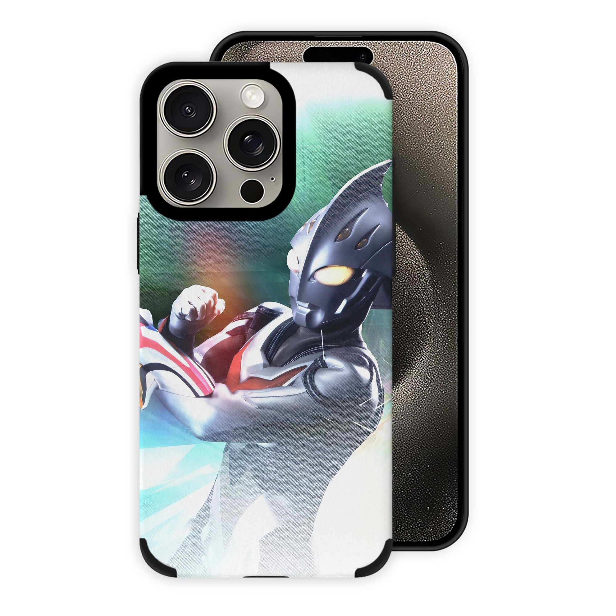 （画像用） ウルトラマン Ultraman 【iPhone15ProMax対応】 PUレザー スマホケース 耐衝撃＆黄変防止