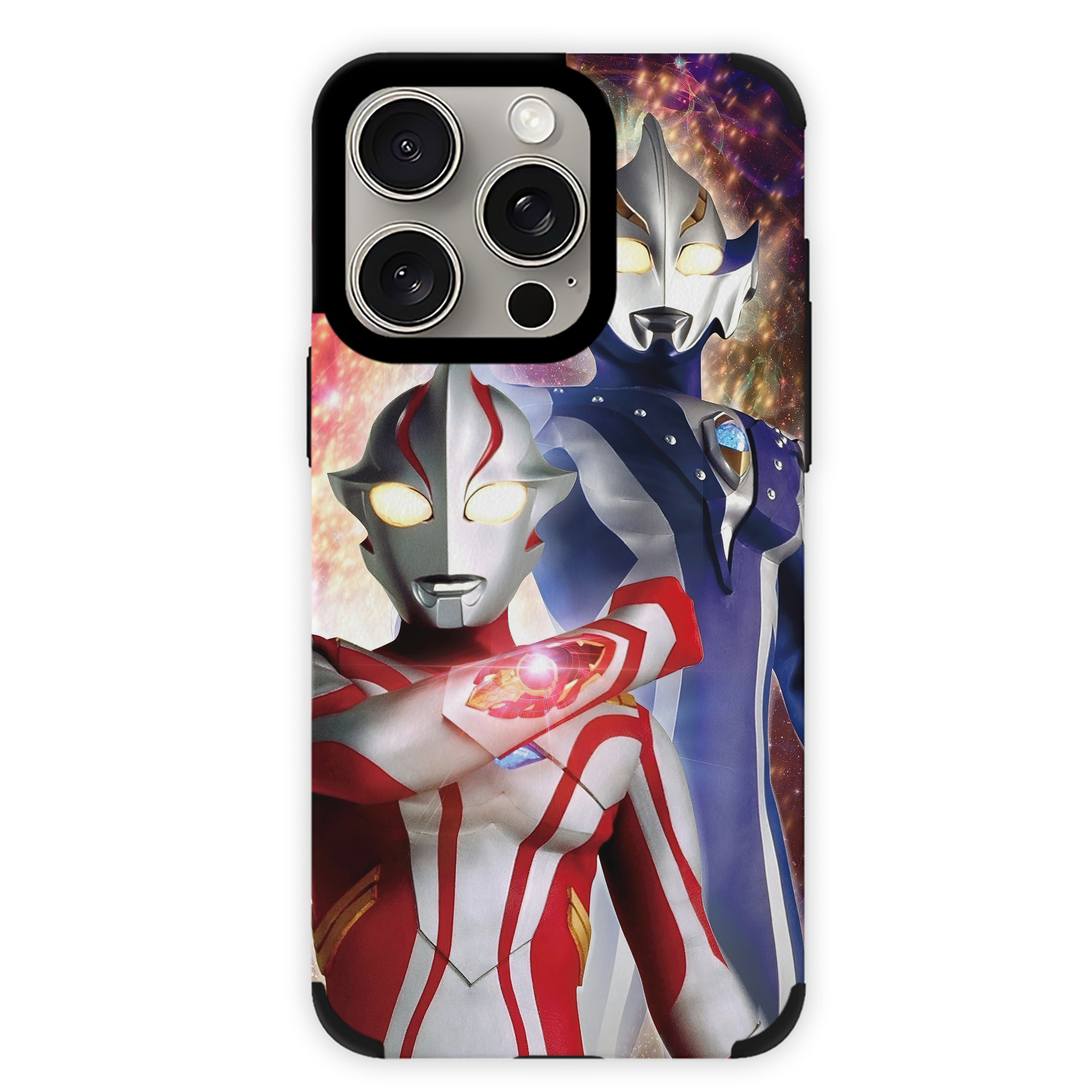 （画像用） ウルトラマン Ultraman 【iPhone15ProMax対応】 PUレザー スマホケース 耐衝撃＆黄変防止