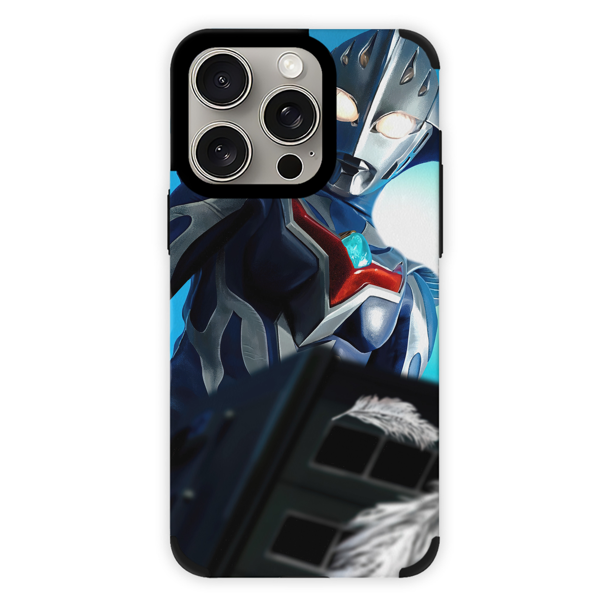 （画像用） ウルトラマン Ultraman 【iPhone15ProMax対応】 PUレザー スマホケース 耐衝撃＆黄変防止
