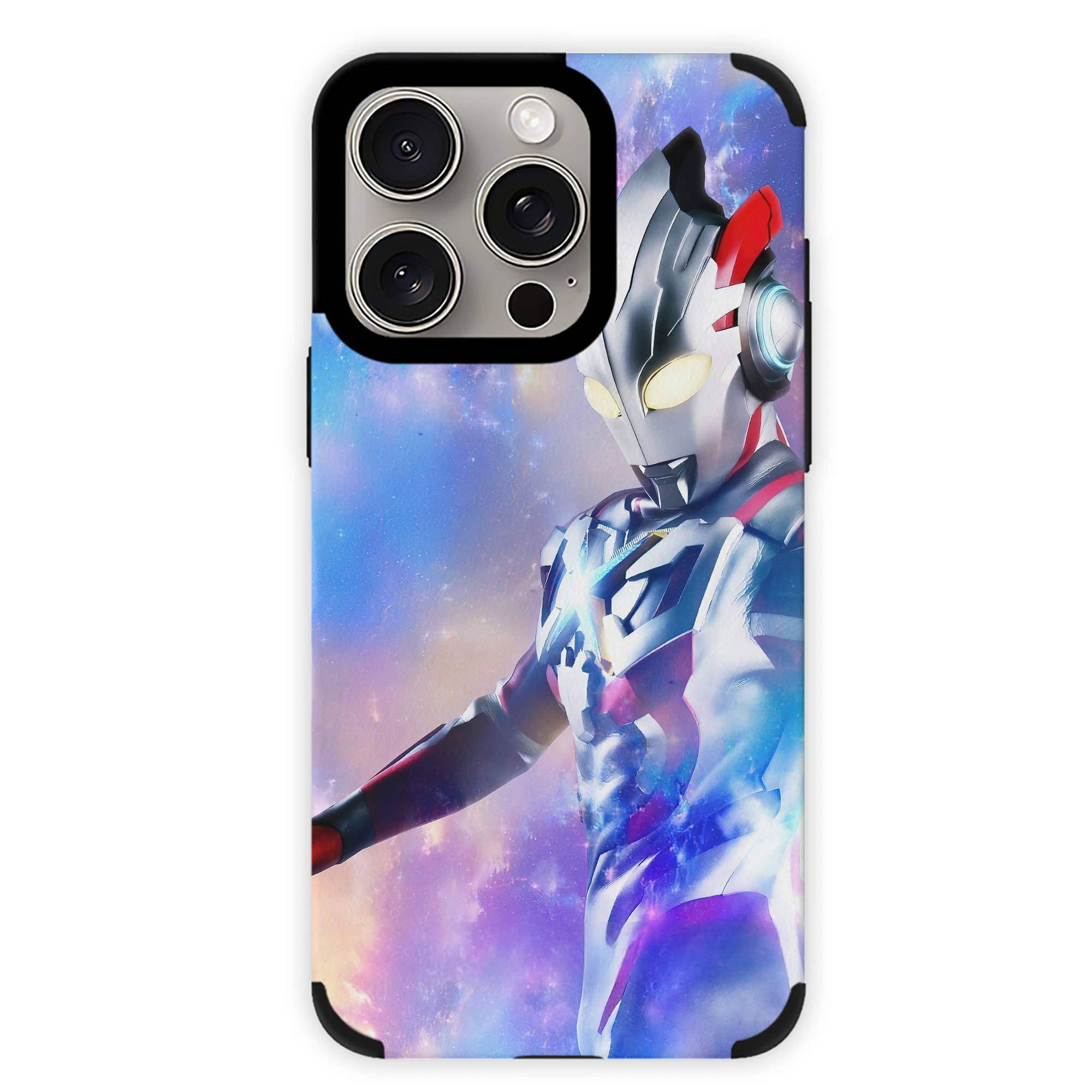 （画像用） ウルトラマン Ultraman 【iPhone15ProMax対応】 PUレザー スマホケース 耐衝撃＆黄変防止