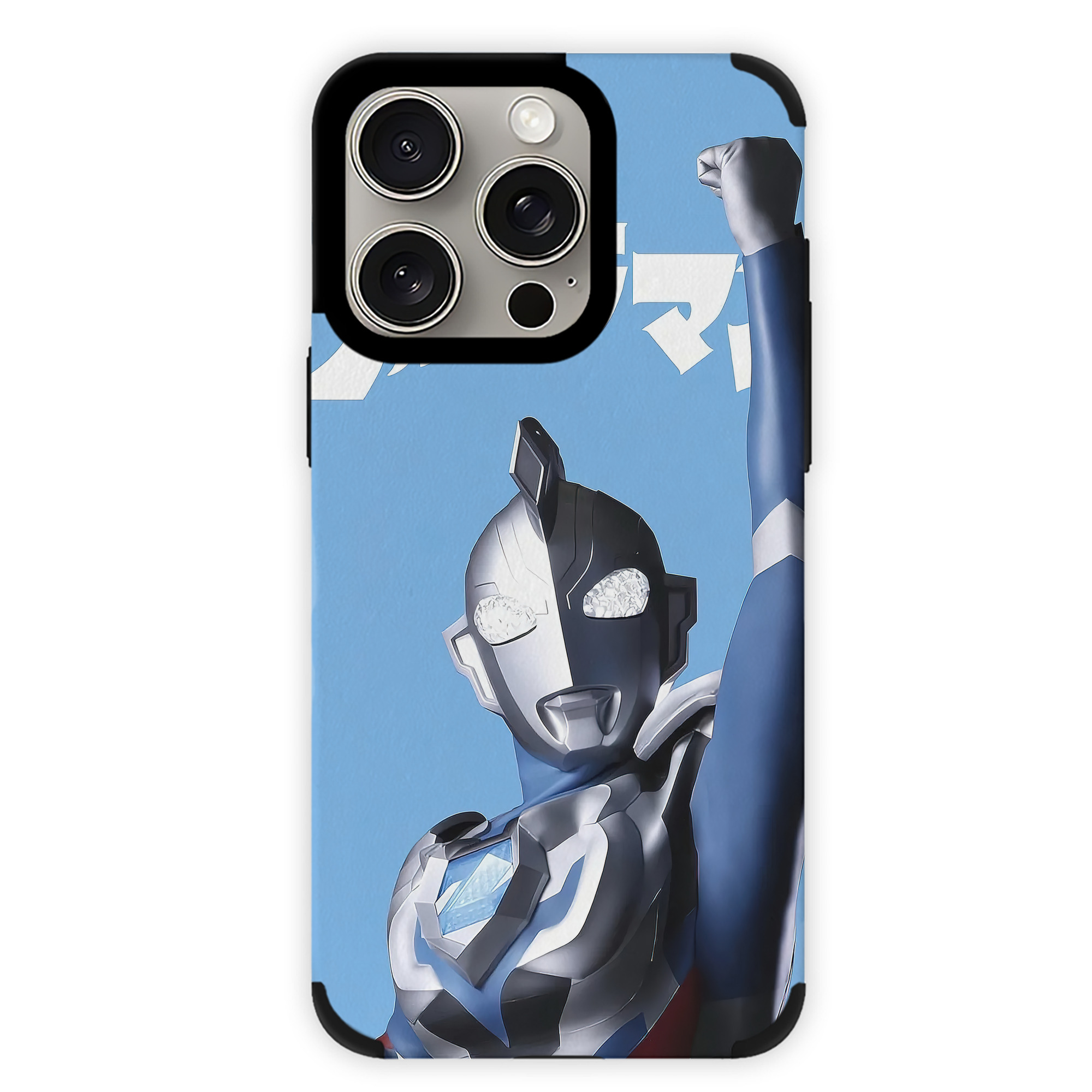 （画像用） ウルトラマン Ultraman 【iPhone15ProMax対応】 PUレザー スマホケース 耐衝撃＆黄変防止