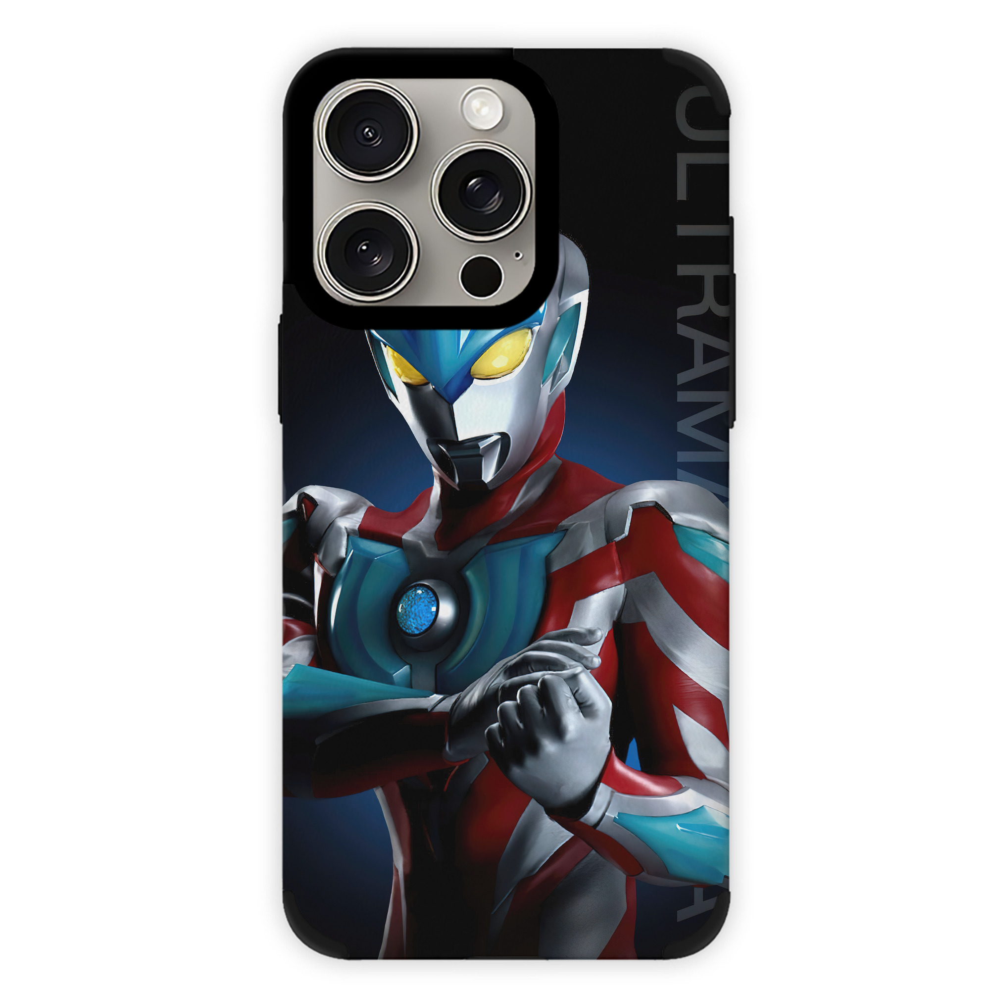 （画像用） ウルトラマン Ultraman 【iPhone15ProMax対応】 PUレザー スマホケース 耐衝撃＆黄変防止