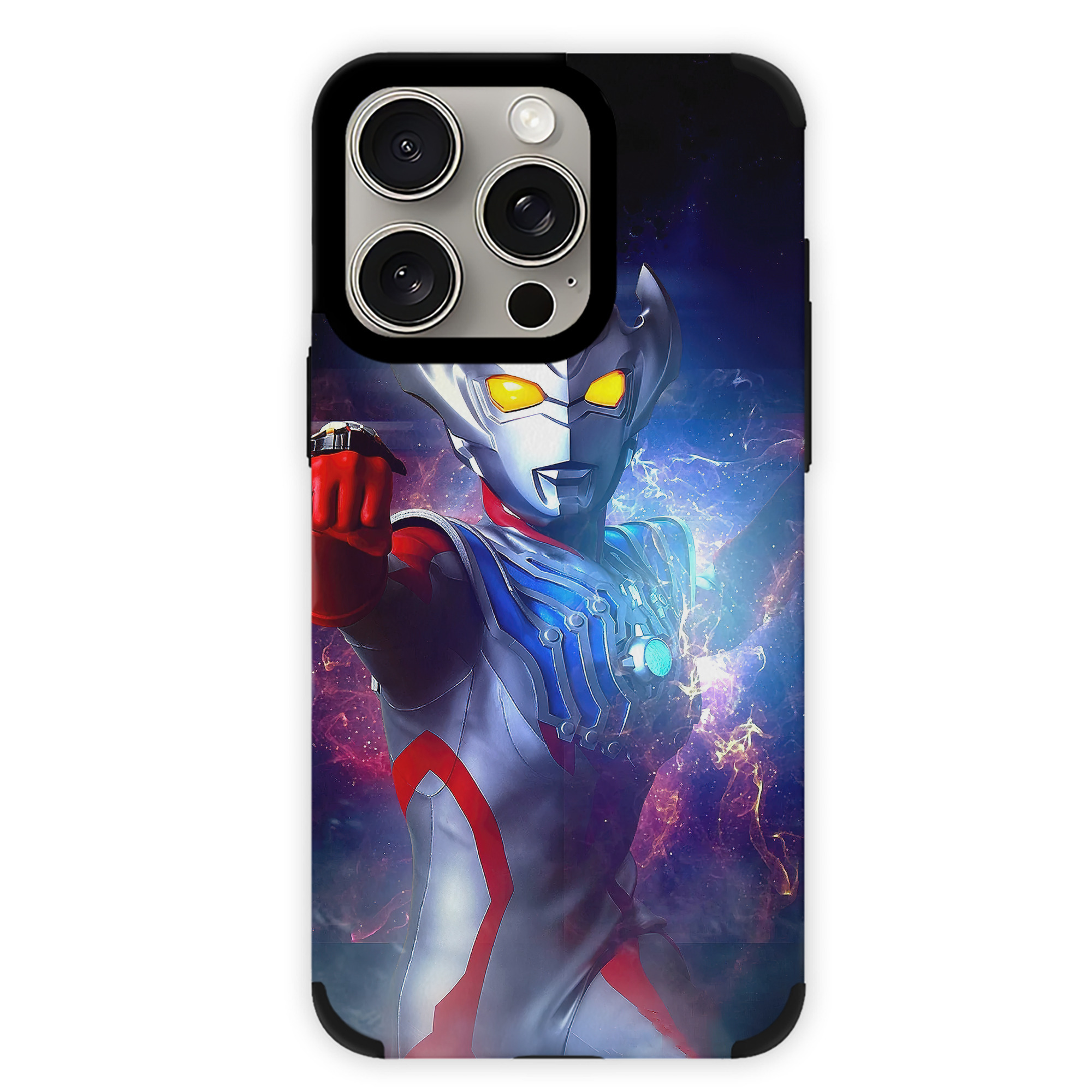 （画像用） ウルトラマン Ultraman 【iPhone15ProMax対応】 PUレザー スマホケース 耐衝撃＆黄変防止