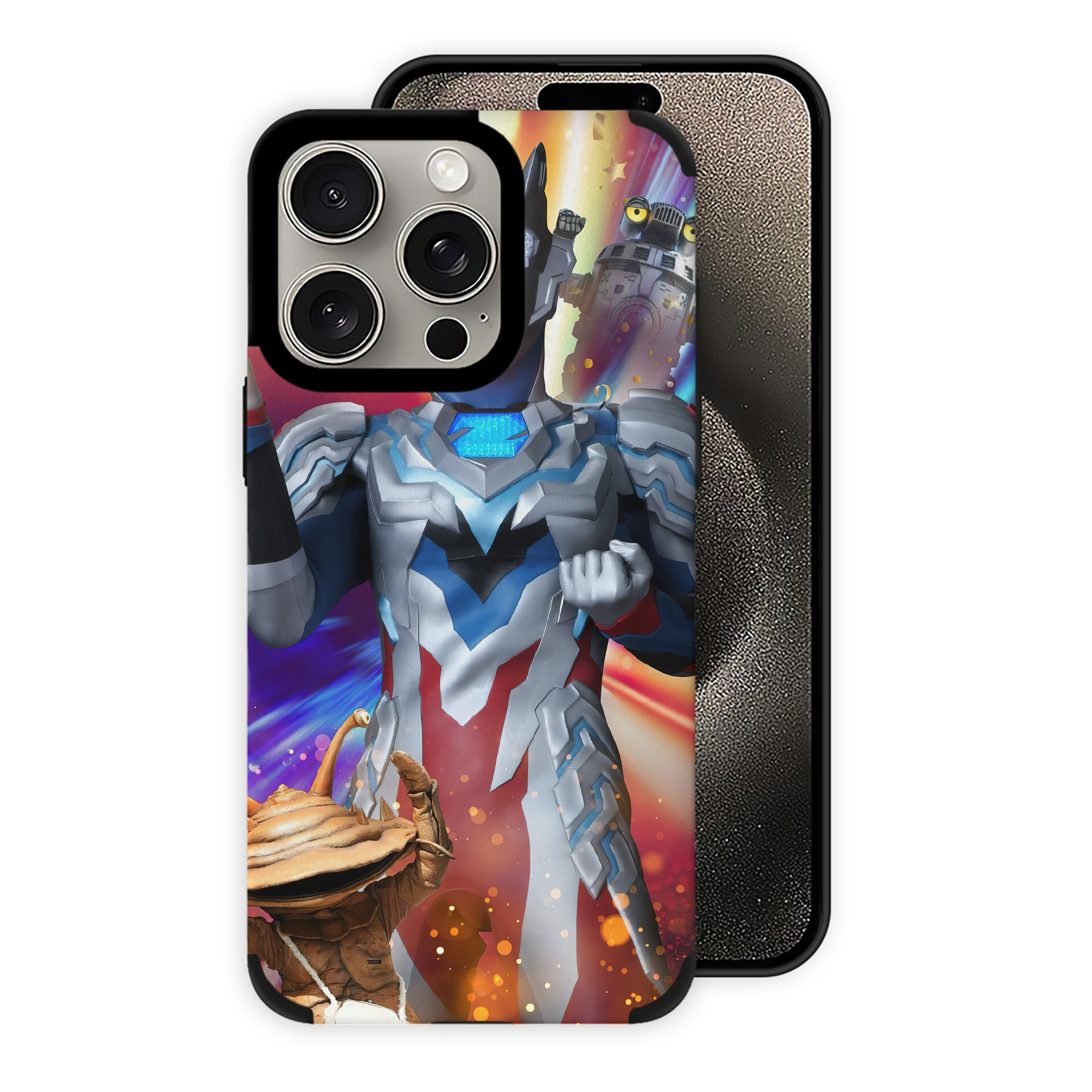 （画像用） ウルトラマン Ultraman 【iPhone15ProMax対応】 PUレザー スマホケース 耐衝撃＆黄変防止