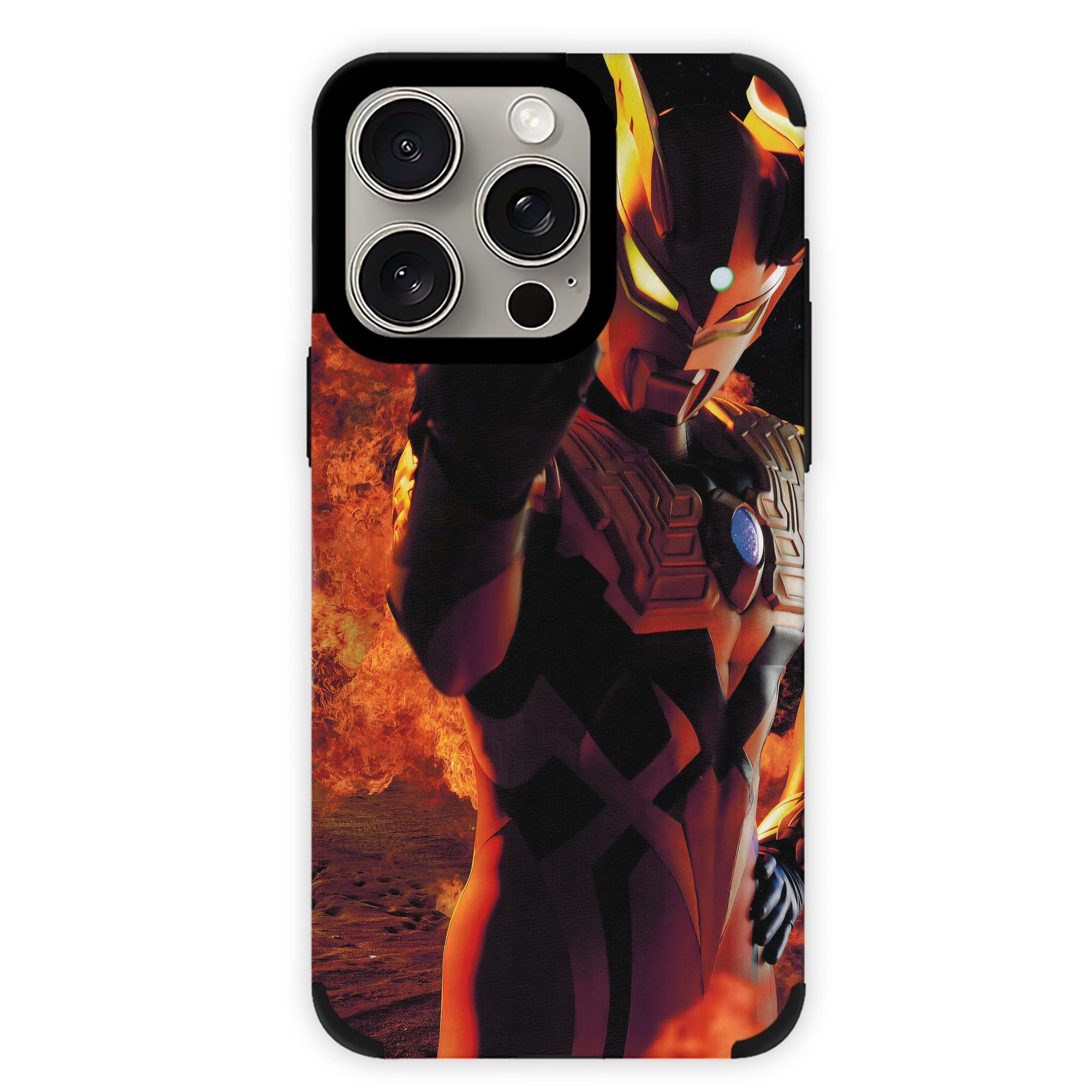 （画像用） ウルトラマン Ultraman 【iPhone15ProMax対応】 PUレザー スマホケース 耐衝撃＆黄変防止
