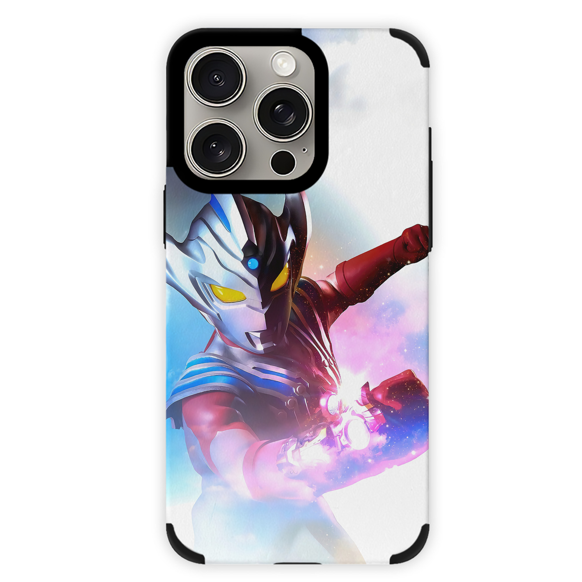 （画像用） ウルトラマン Ultraman 【iPhone15ProMax対応】 PUレザー スマホケース 耐衝撃＆黄変防止