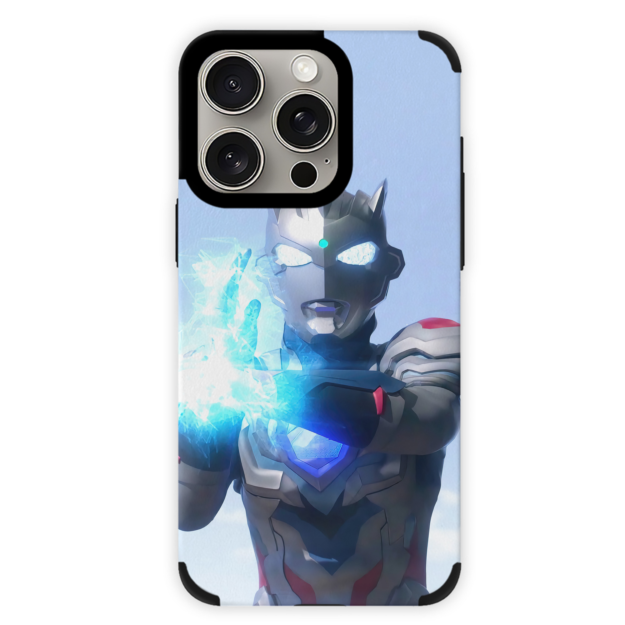 （画像用） ウルトラマン Ultraman 【iPhone15ProMax対応】 PUレザー スマホケース 耐衝撃＆黄変防止