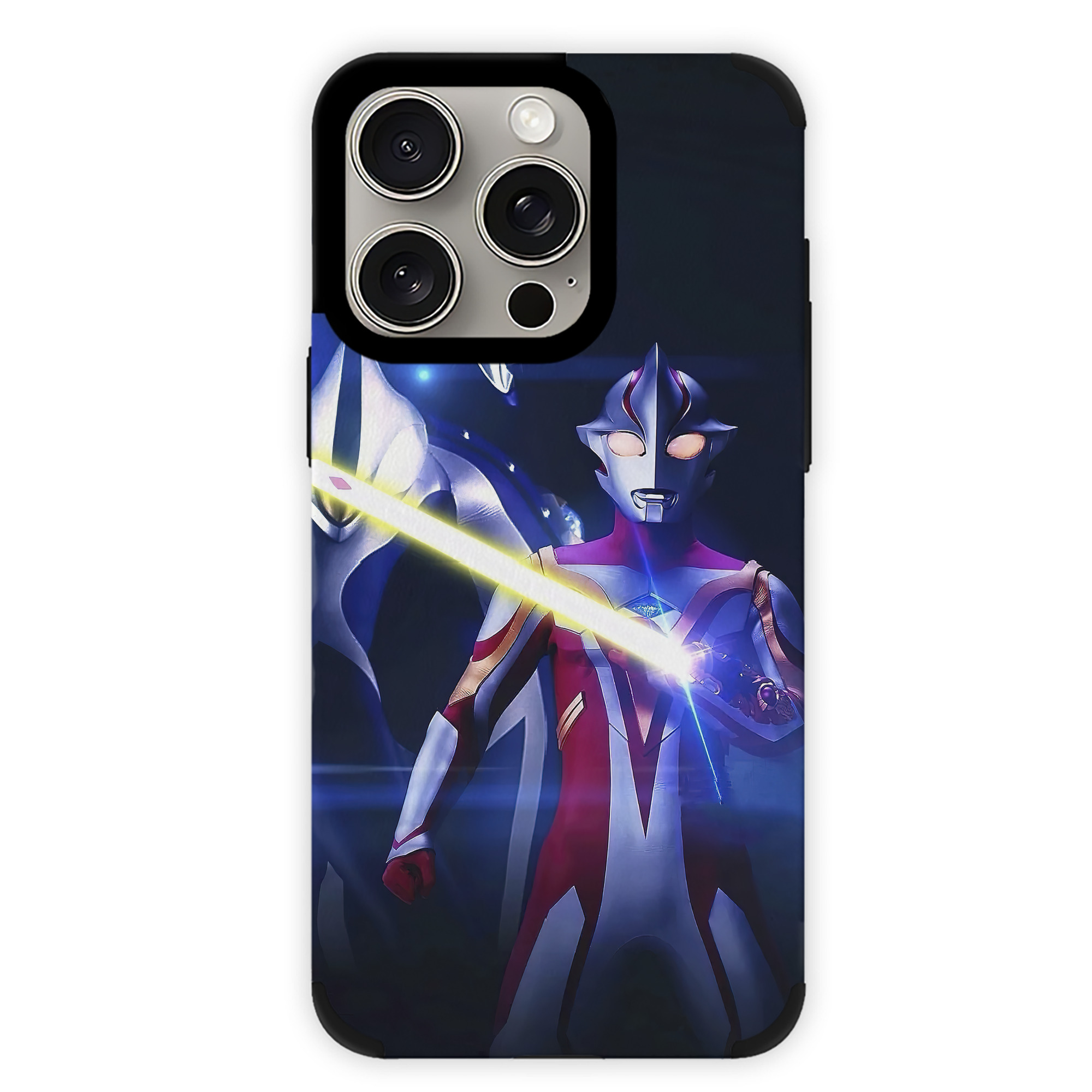 （画像用） ウルトラマン Ultraman 【iPhone15ProMax対応】 PUレザー スマホケース 耐衝撃＆黄変防止