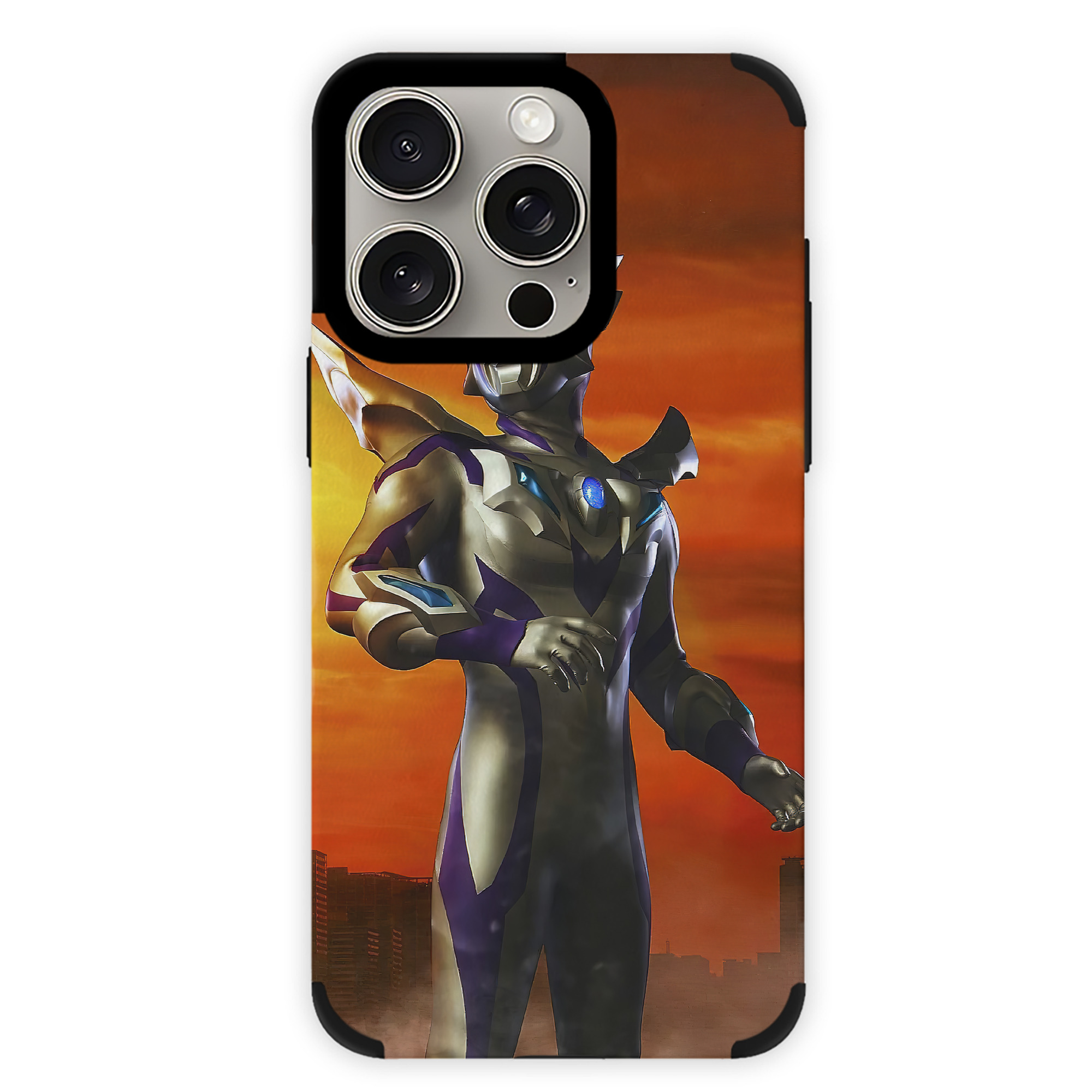 （画像用） ウルトラマン Ultraman 【iPhone15ProMax対応】 PUレザー スマホケース 耐衝撃＆黄変防止