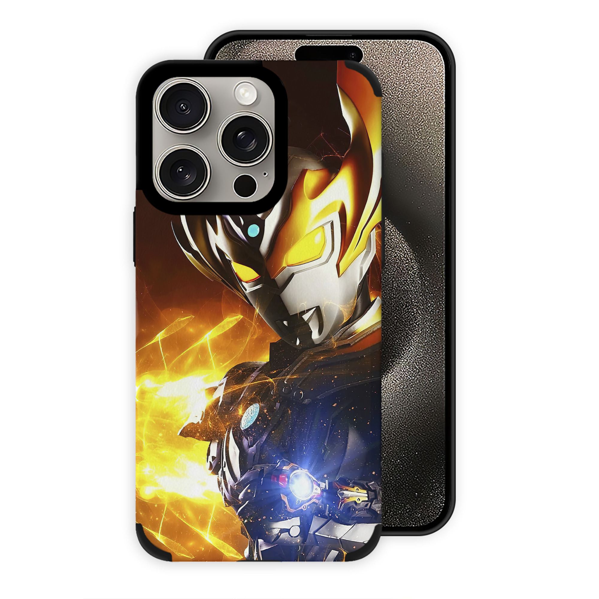 （画像用） ウルトラマン Ultraman 【iPhone15ProMax対応】 PUレザー スマホケース 耐衝撃＆黄変防止