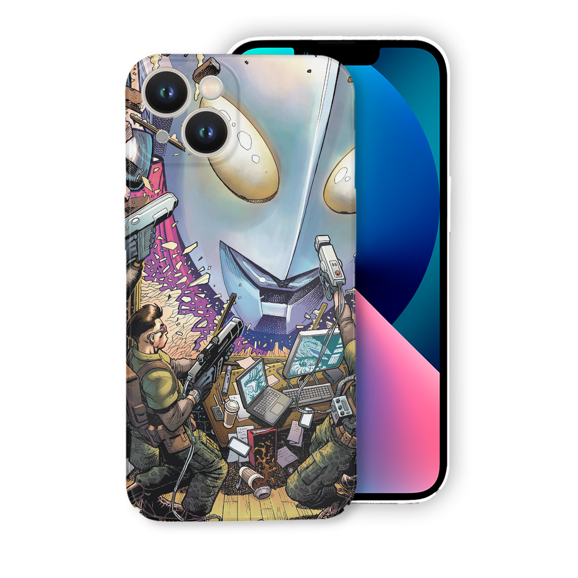 （画像用） ウルトラマン Ultraman 【iPhone 14シリーズ対応】ハードケース