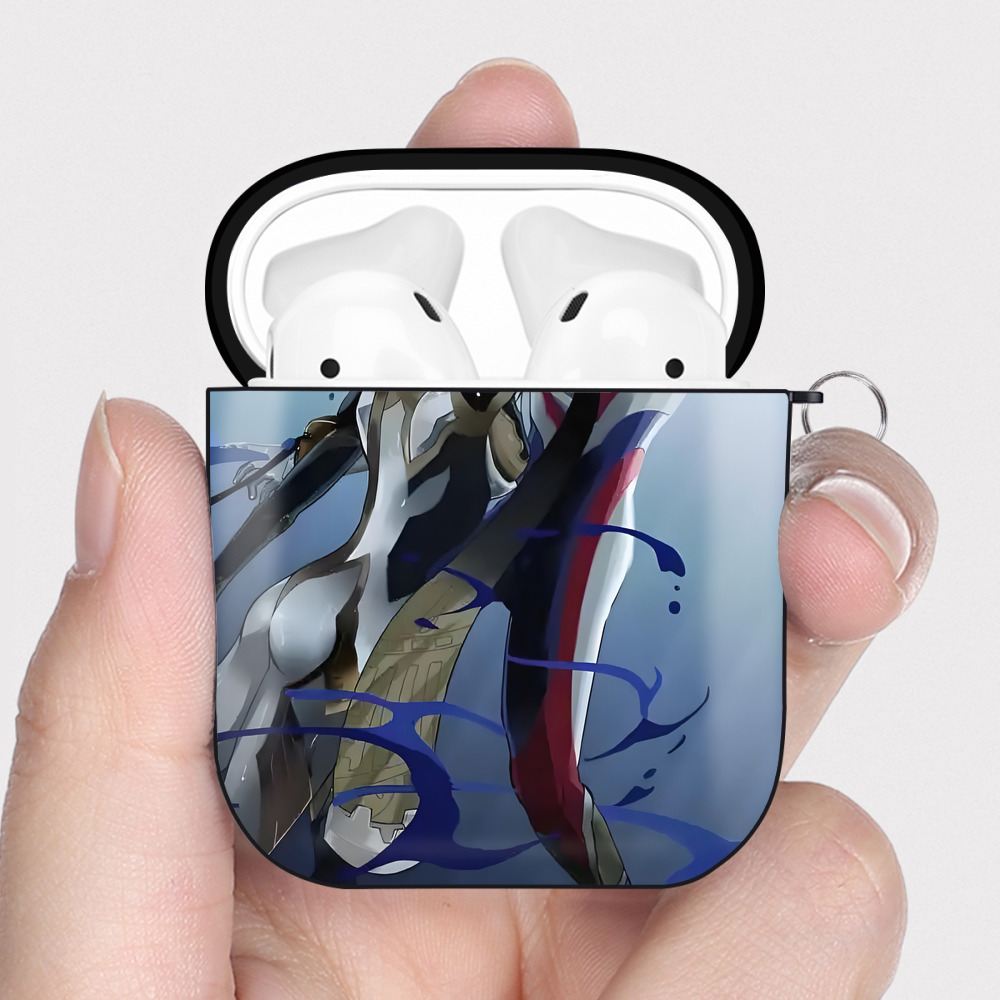（画像用） ウルトラマン Ultraman AirPods 第2世代保護ケース ハードシェル ブラック 耐衝撃・防指紋・カラビナ付き