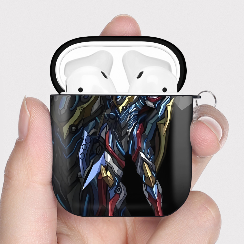 （画像用） ウルトラマン Ultraman AirPods 第2世代保護ケース ハードシェル ブラック 耐衝撃・防指紋・カラビナ付き