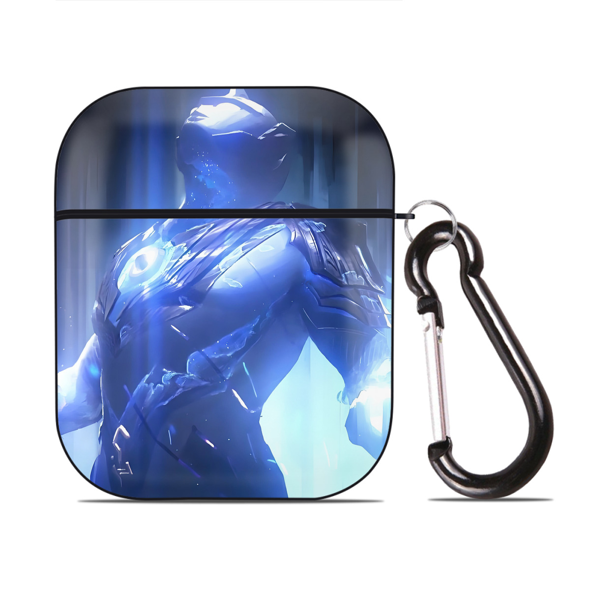 （画像用） ウルトラマン Ultraman AirPods 第2世代保護ケース ハードシェル ブラック 耐衝撃・防指紋・カラビナ付き