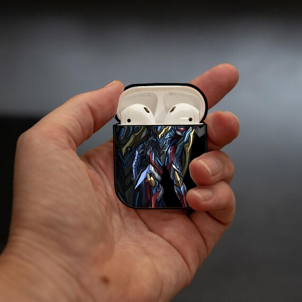 ウルトラマン Ultraman AirPods 第2世代保護ケース ハードシェル ブラック 耐衝撃・防指紋・カラビナ付き