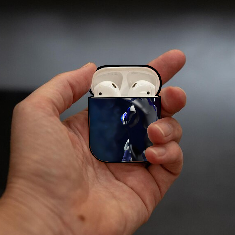 ウルトラマン Ultraman AirPods 第2世代保護ケース ハードシェル ブラック 耐衝撃・防指紋・カラビナ付き