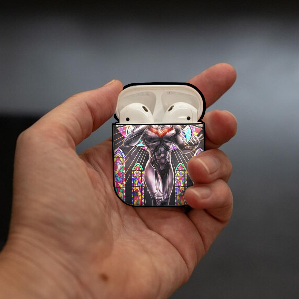 ウルトラマン Ultraman AirPods 第2世代保護ケース ハードシェル ブラック 耐衝撃・防指紋・カラビナ付き