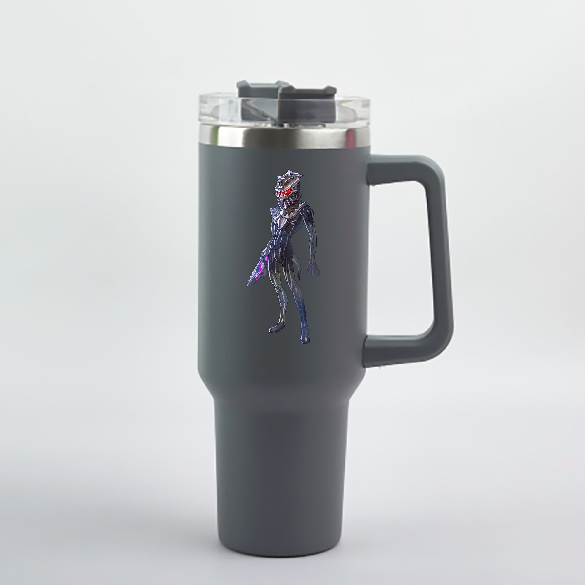 （画像用） ウルトラマン Ultraman 1200mL車用タンブラー - クリスタルステッカー（プラスチックストロー付き）