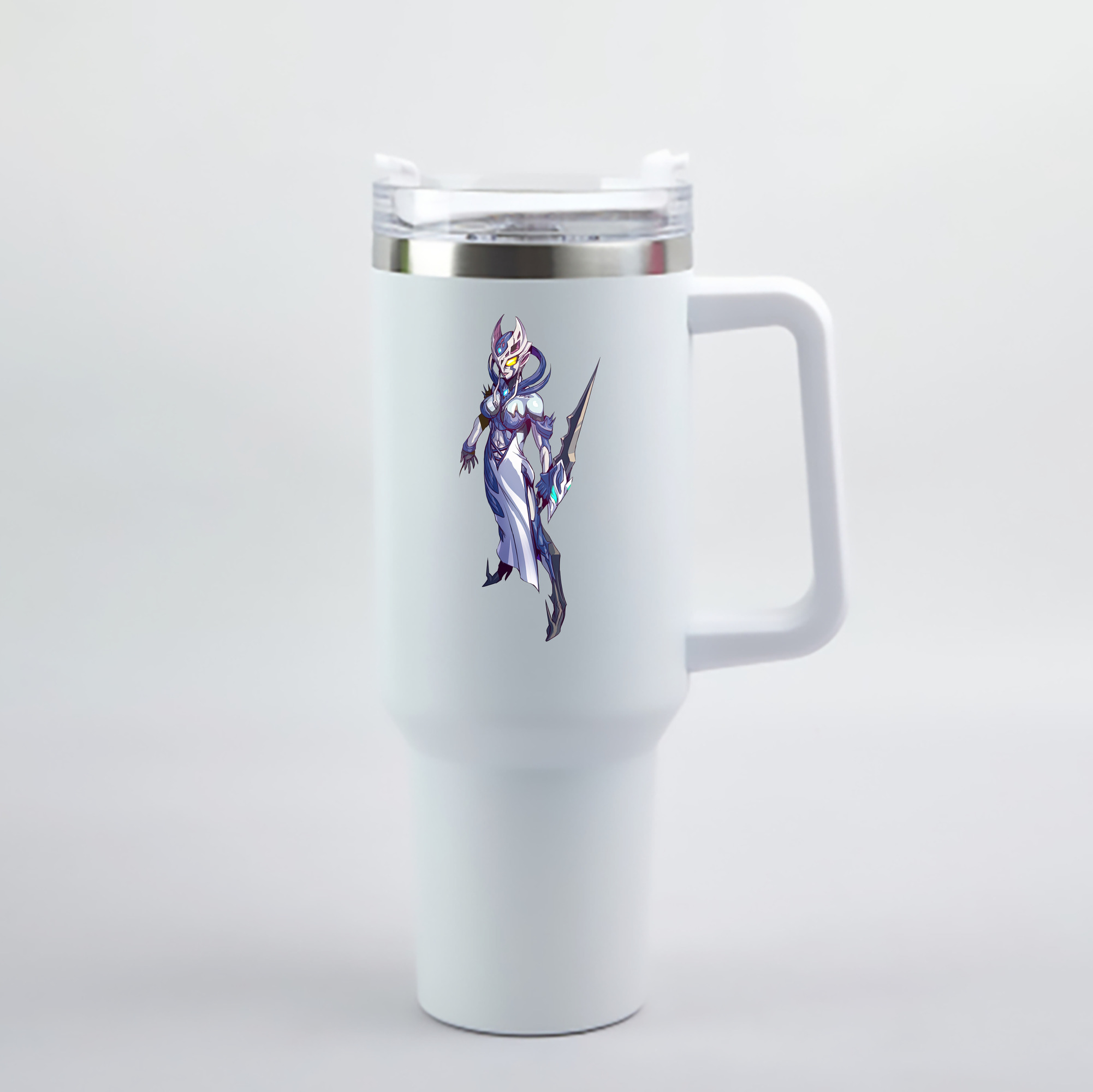 （画像用） ウルトラマン Ultraman 1200mL車用タンブラー - クリスタルステッカー（プラスチックストロー付き）