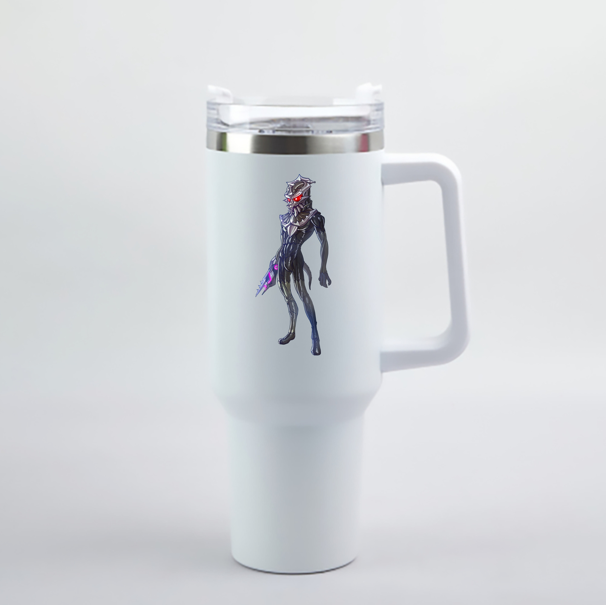 （画像用） ウルトラマン Ultraman 1200mL車用タンブラー - クリスタルステッカー（プラスチックストロー付き）