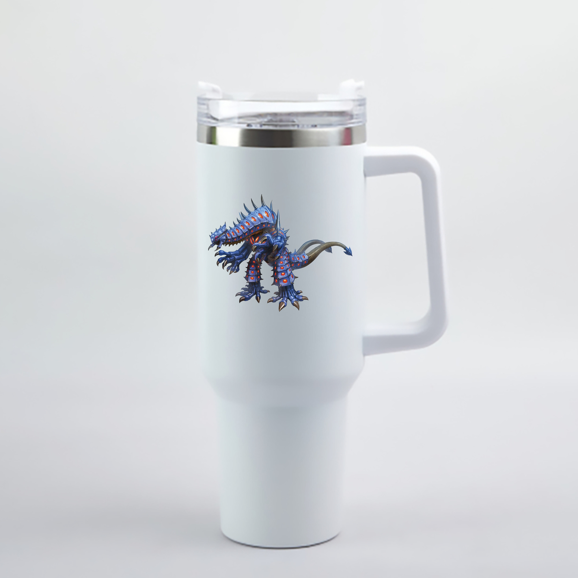 （画像用） ウルトラマン Ultraman 1200mL車用タンブラー - クリスタルステッカー（プラスチックストロー付き）