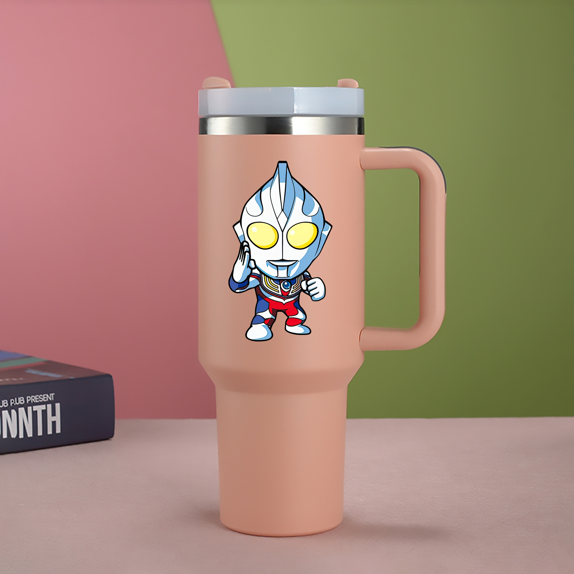 （画像用） ウルトラマン Ultraman 1200mL車用タンブラー（カラープリント）
