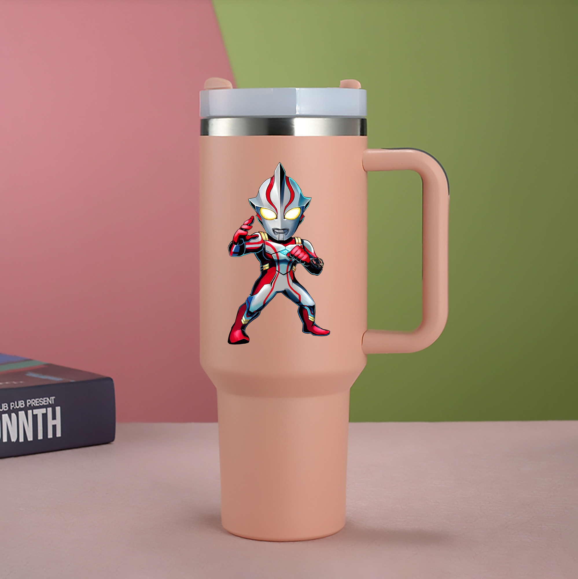 （画像用） ウルトラマン Ultraman 1200mL車用タンブラー（カラープリント）