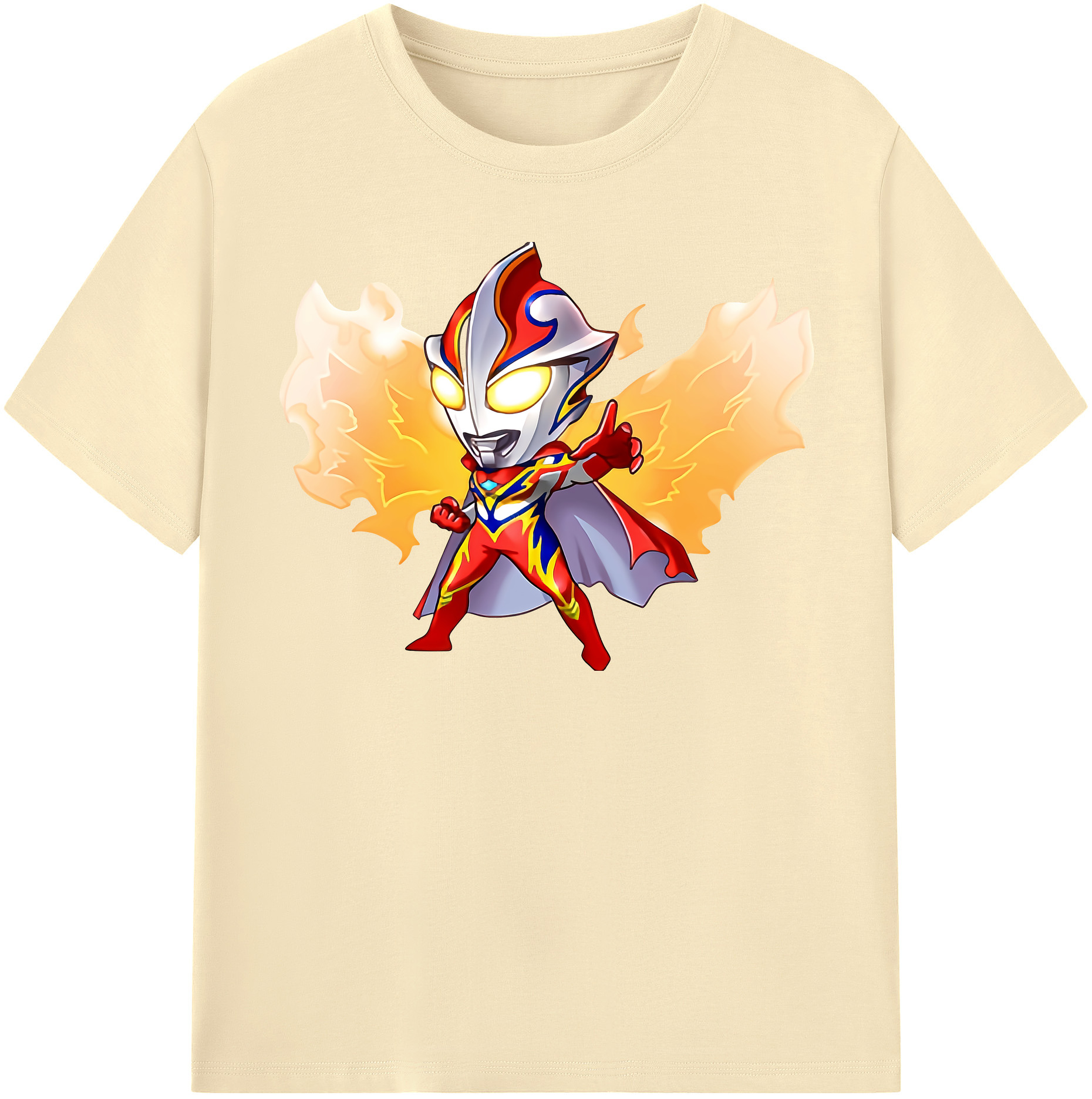 （画像用） ウルトラマン Ultraman 綿100％半袖Tシャツ（フロントプリント）