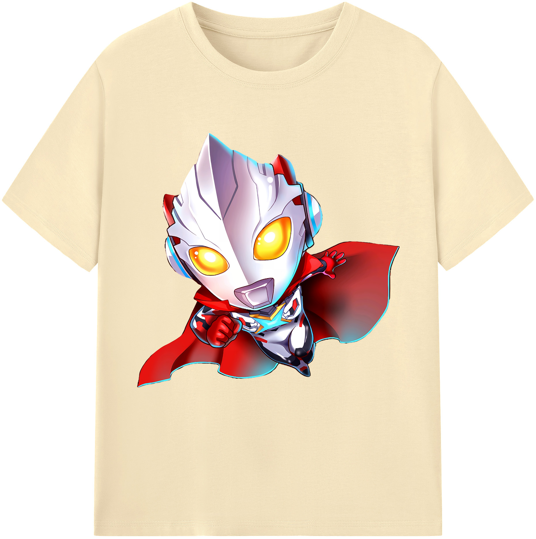 （画像用） ウルトラマン Ultraman 綿100％半袖Tシャツ（フロントプリント）