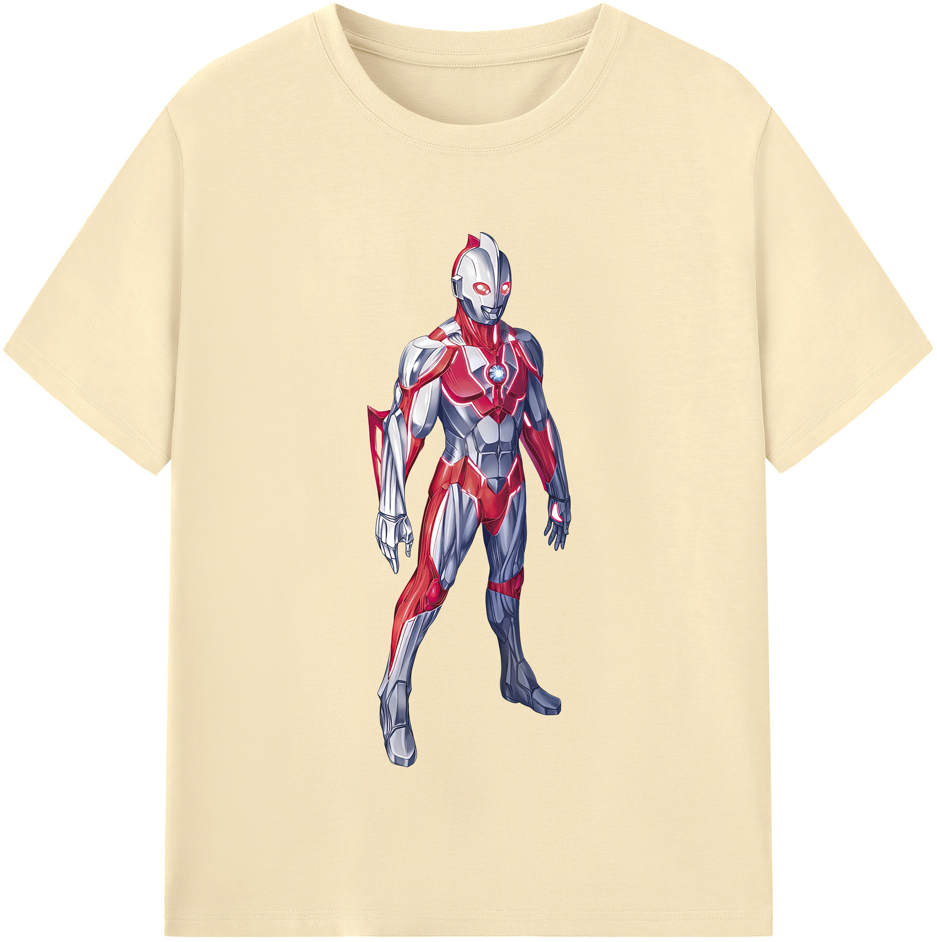（画像用） ウルトラマン Ultraman 綿100％半袖Tシャツ（フロントプリント）
