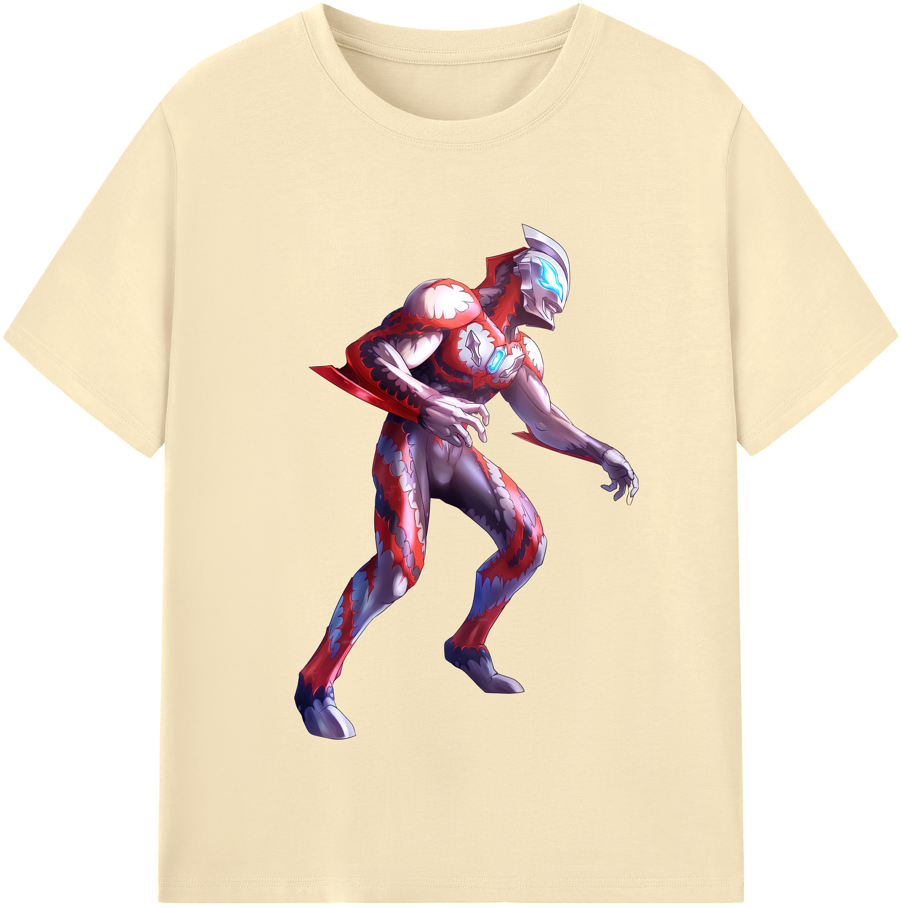（画像用） ウルトラマン Ultraman 綿100％半袖Tシャツ（フロントプリント）